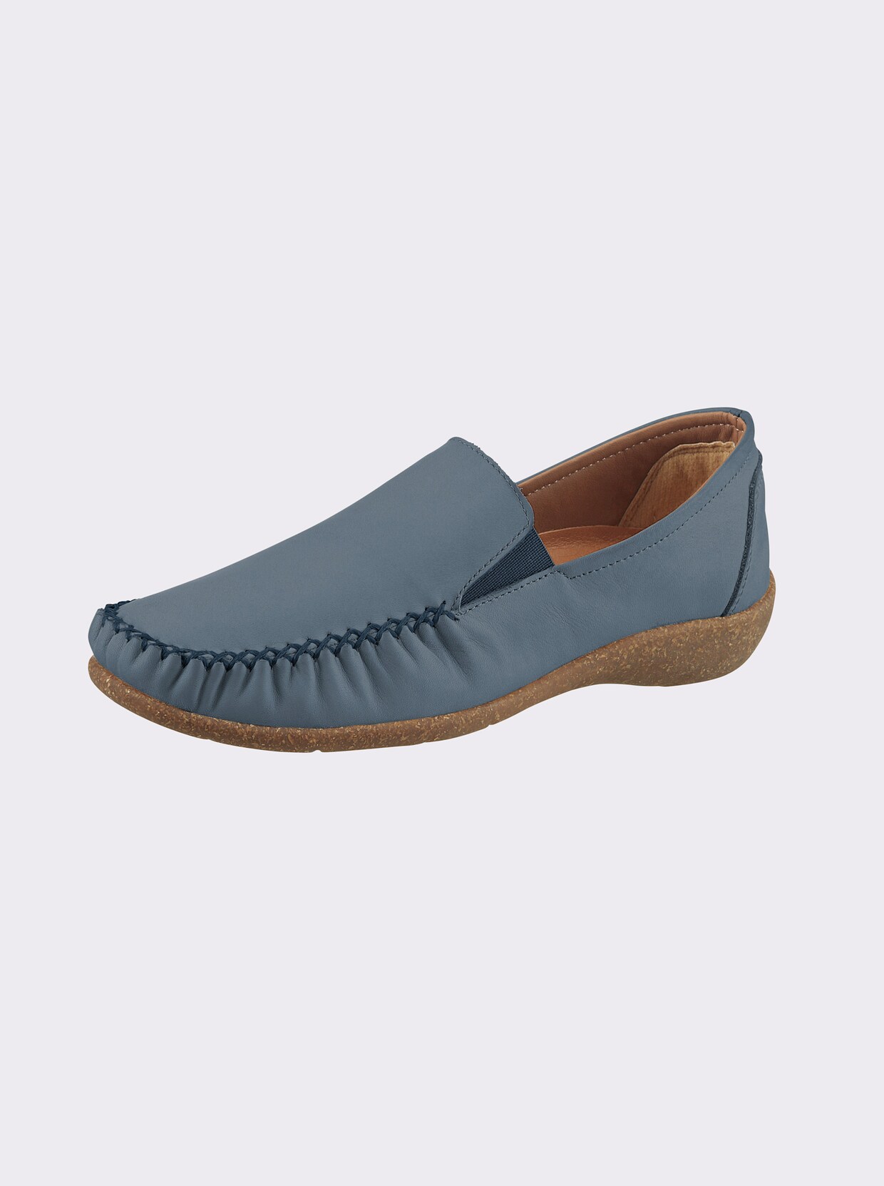 Loretta Slipper - taubenblau