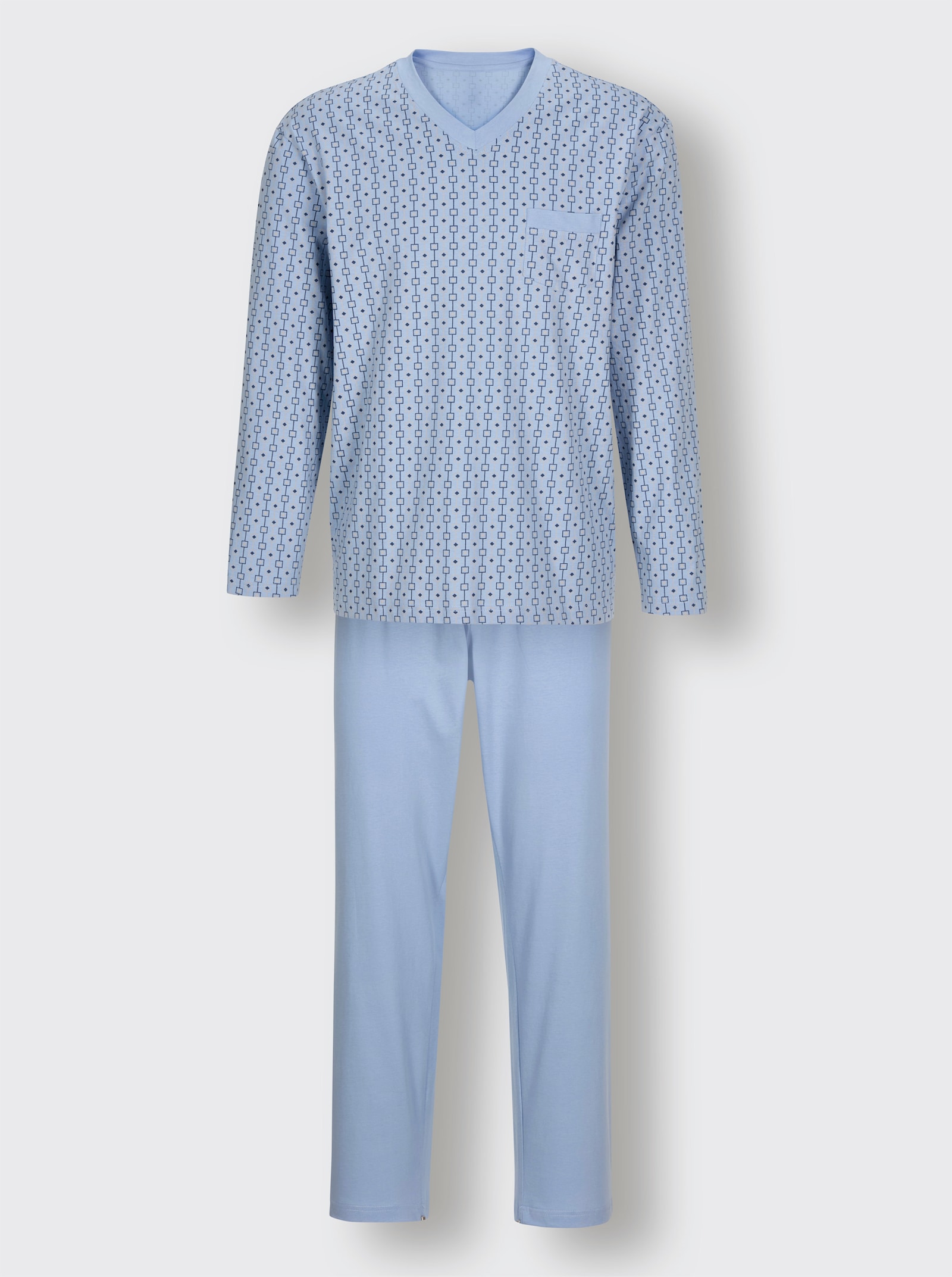 KINGsCLUB Pyjama in set van 2 - bleu gedessineerd