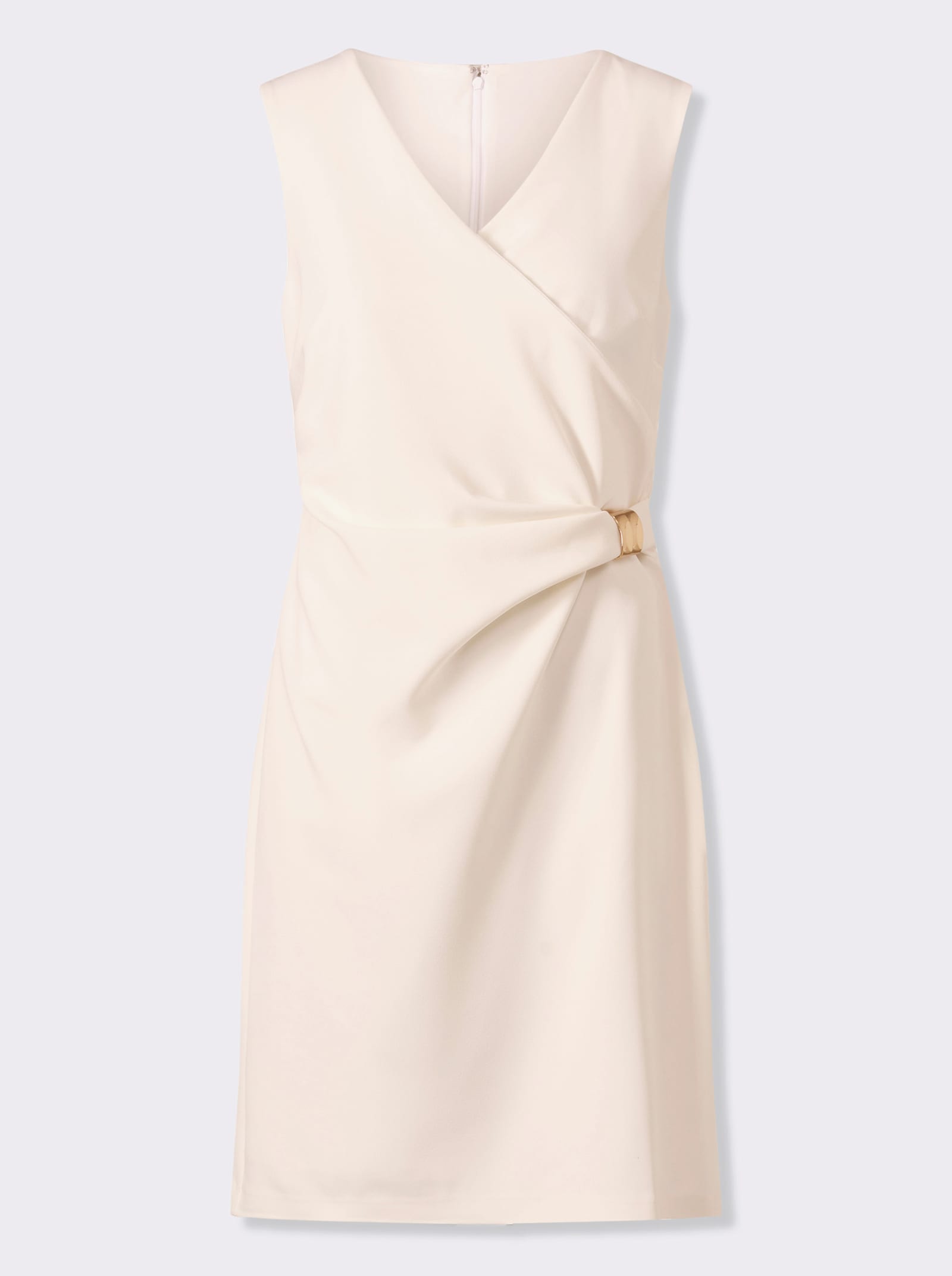 heine Cocktailkleid in Wickel-Optik - champagner