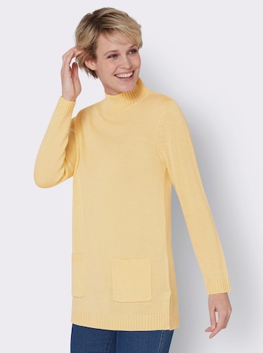 Lange pullover - vanille