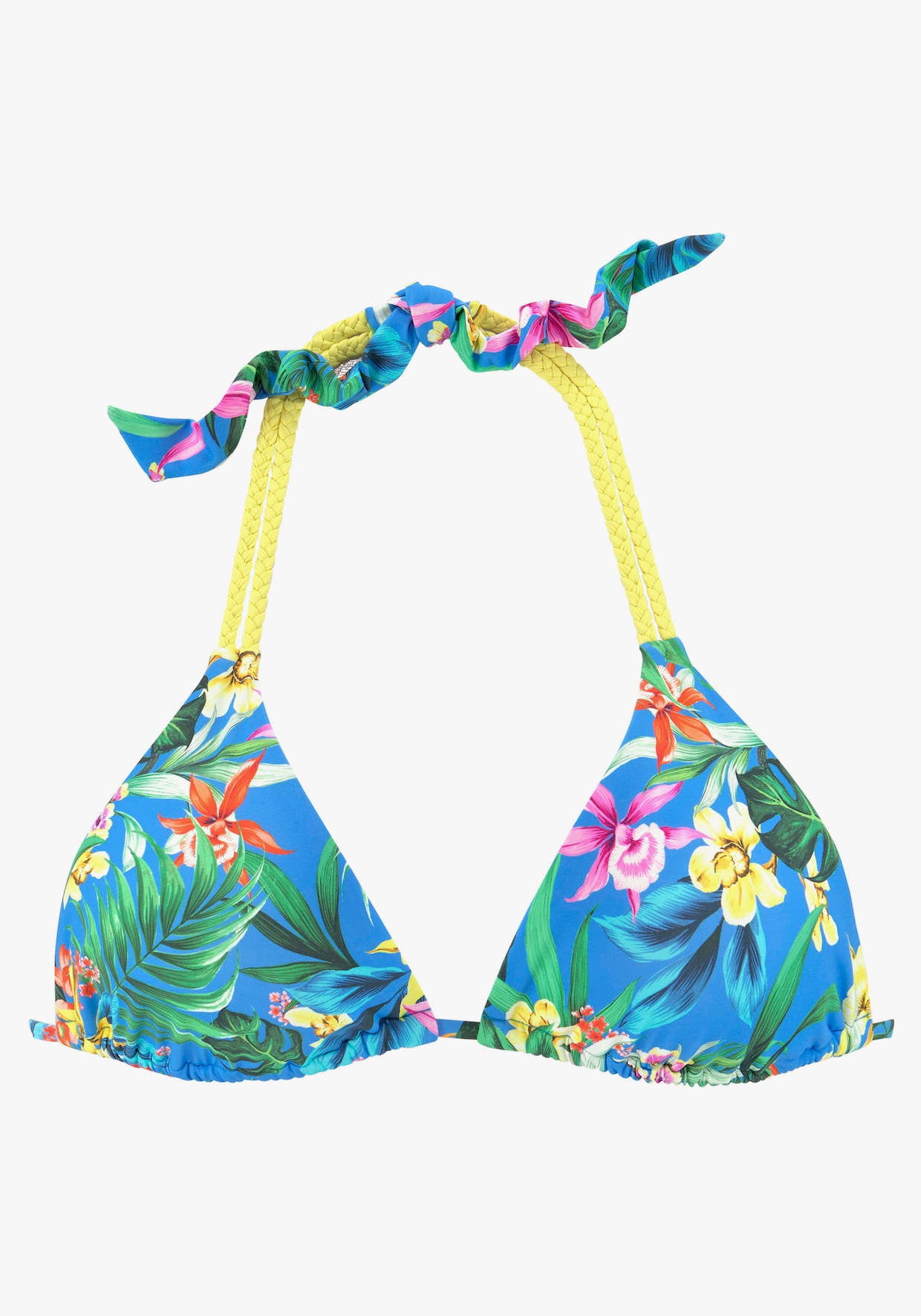 Venice Beach Triangelbikinitop - blauw geprint