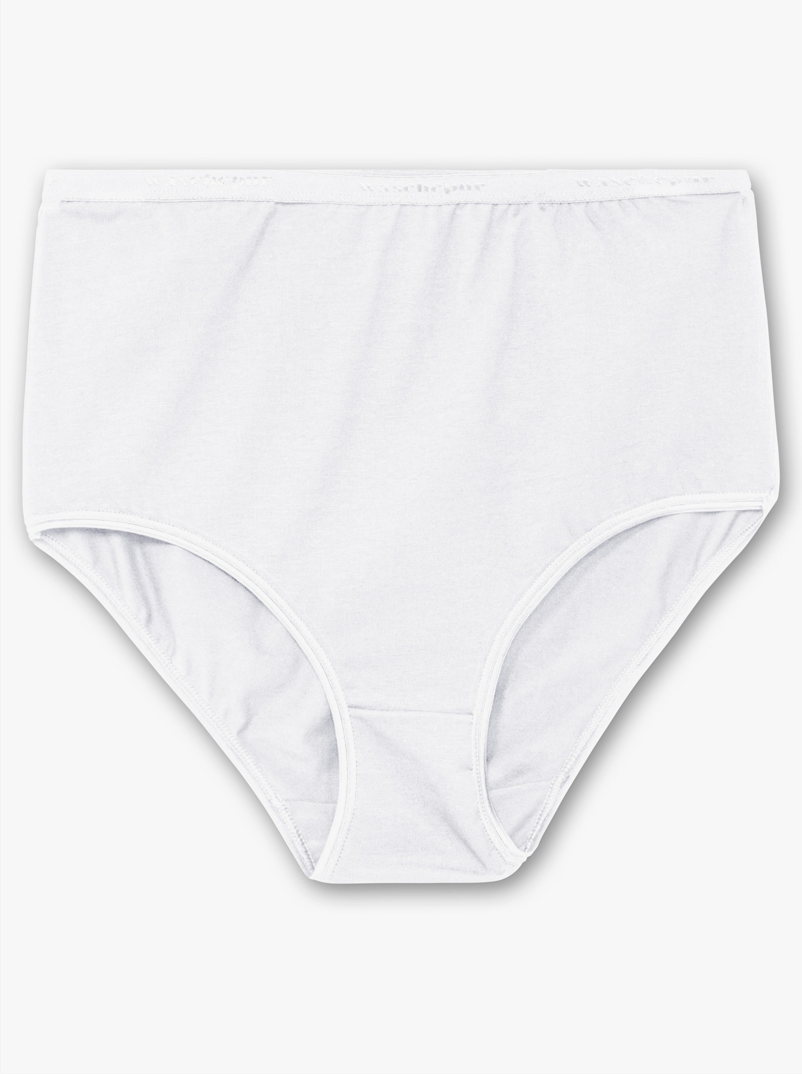 Taillenslip mit Elastik-Abschlüssen - weiß