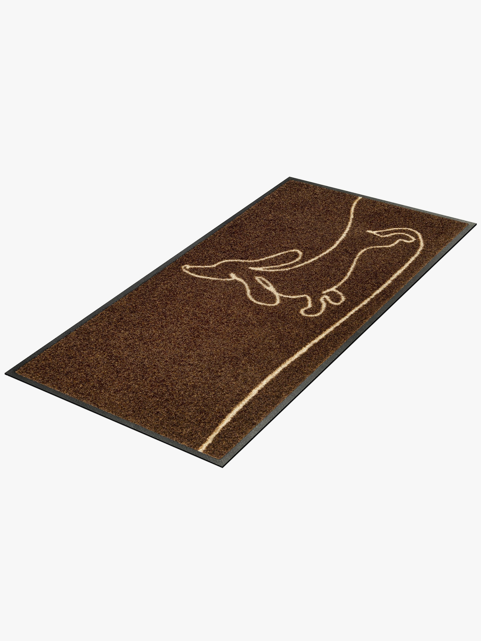 wash+dry by Kleen-Tex Fußmatte - braun-ecru