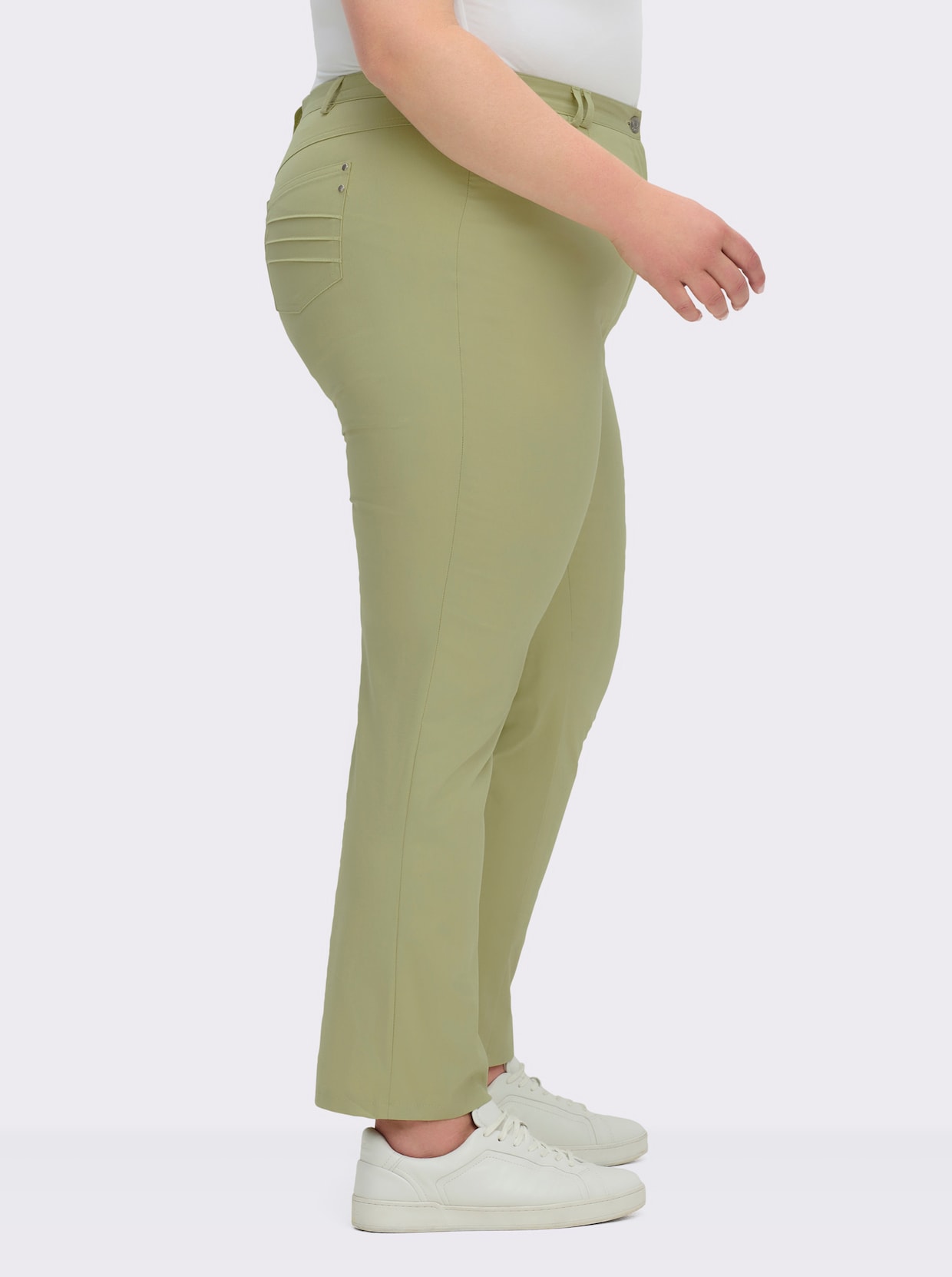 Cosma Funktionshose schmutzabweisend und knitterarm - lindgrün