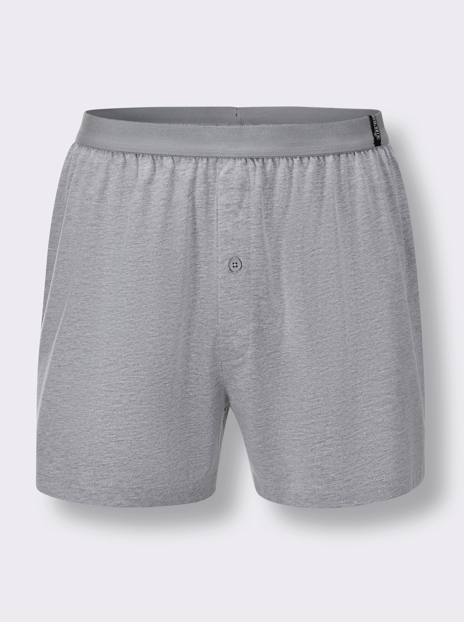 KINGsCLUB Boxershorts - schwarz + grau-meliert + marine