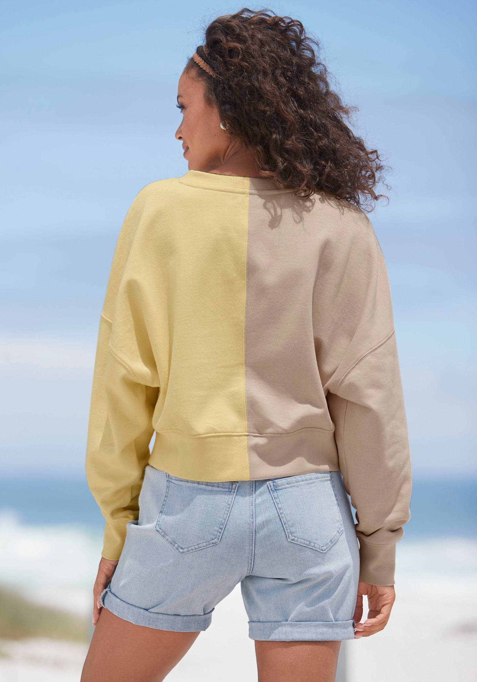 Vivance Jeansshorts - light blue washed