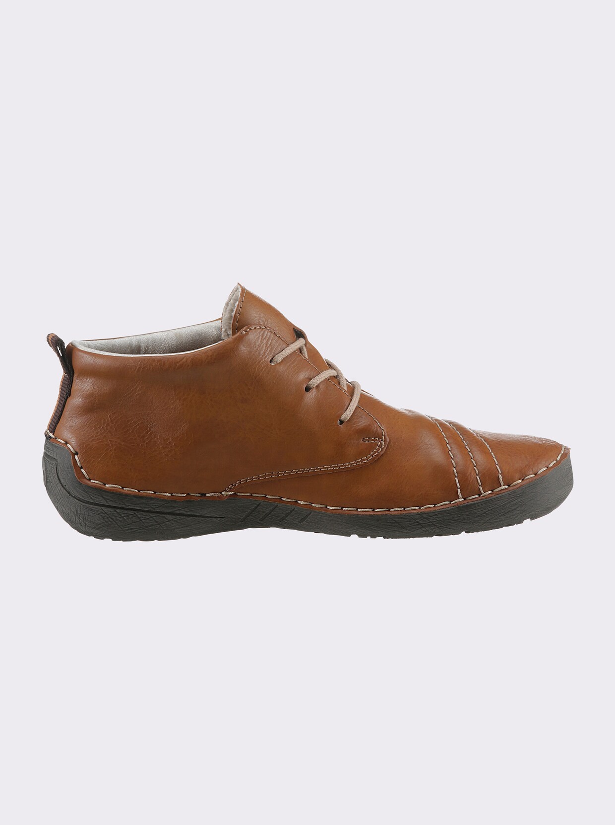 Rieker Schnürschuh - cognac