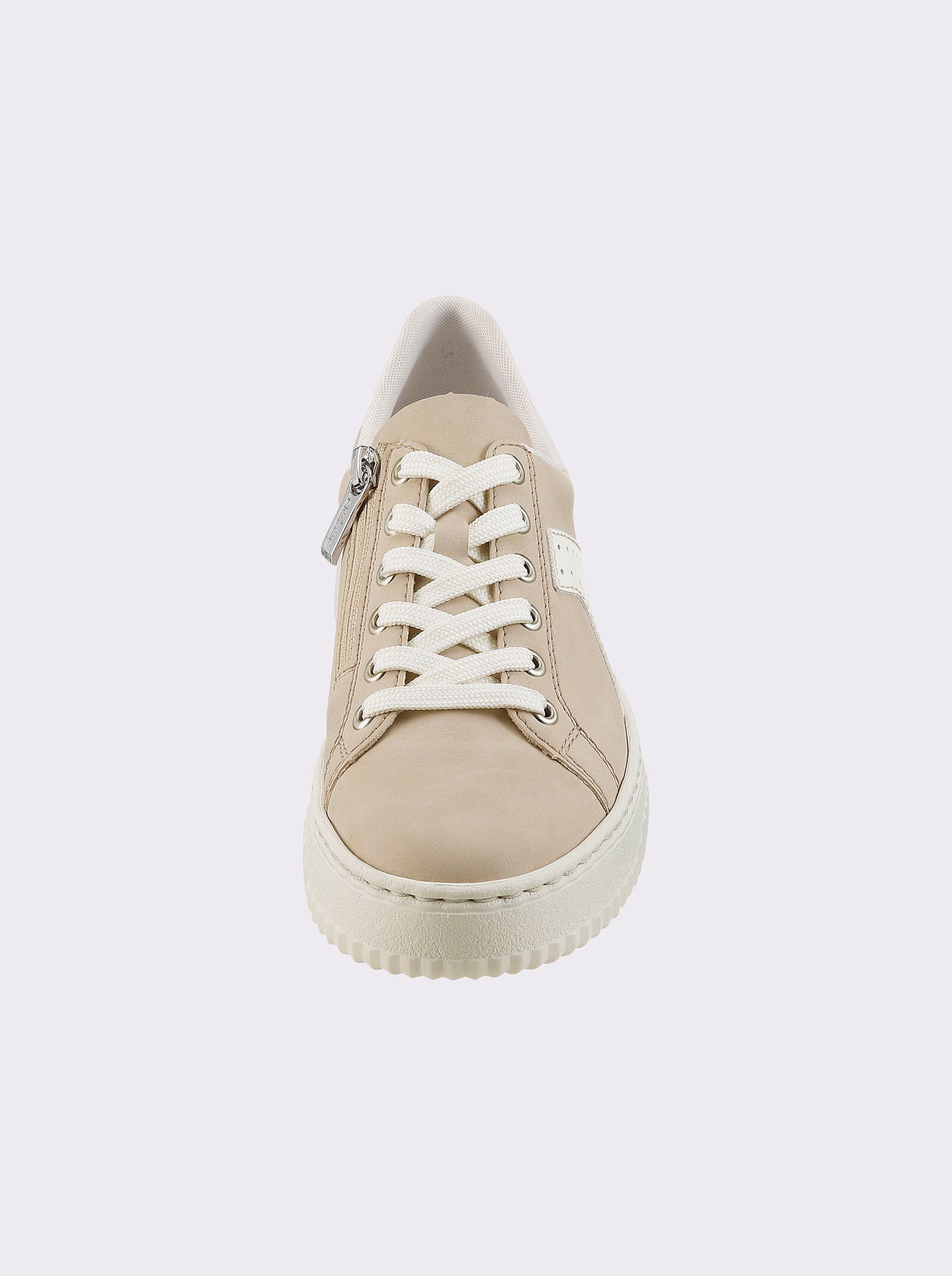 Rieker Sneaker mit Zierperlen - beige