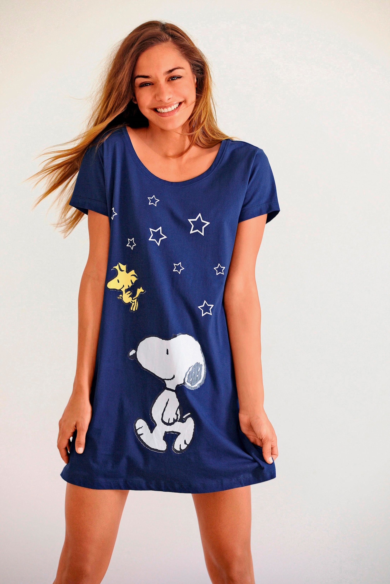 Peanuts Chemise de nuit - marine