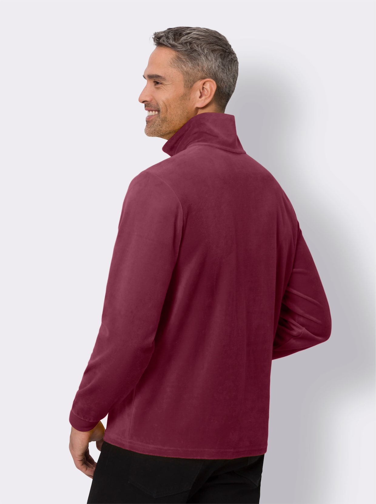 Shirt met lange mouwen - bordeaux