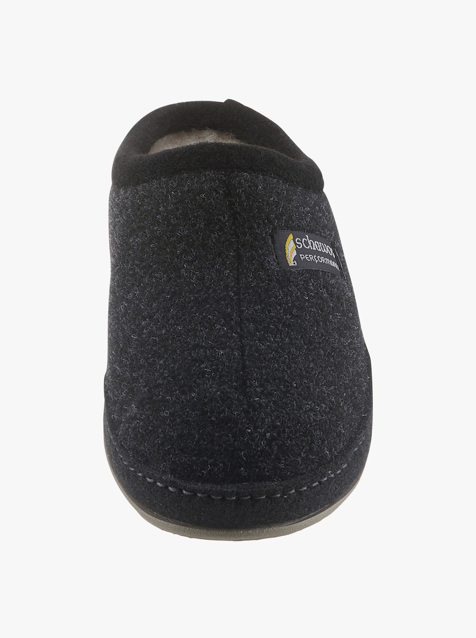 Schawos Slipper met scheerwol in de pool - zwart