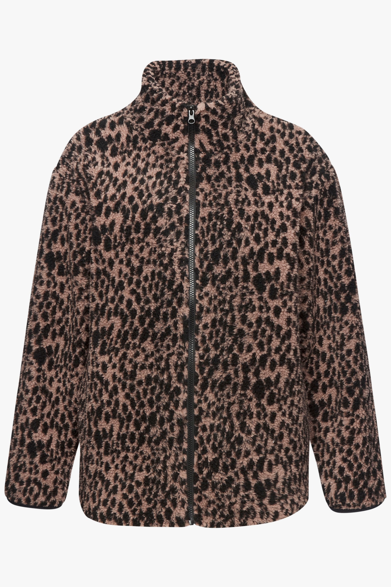 LASCANA Fleecejacke - leo-braun