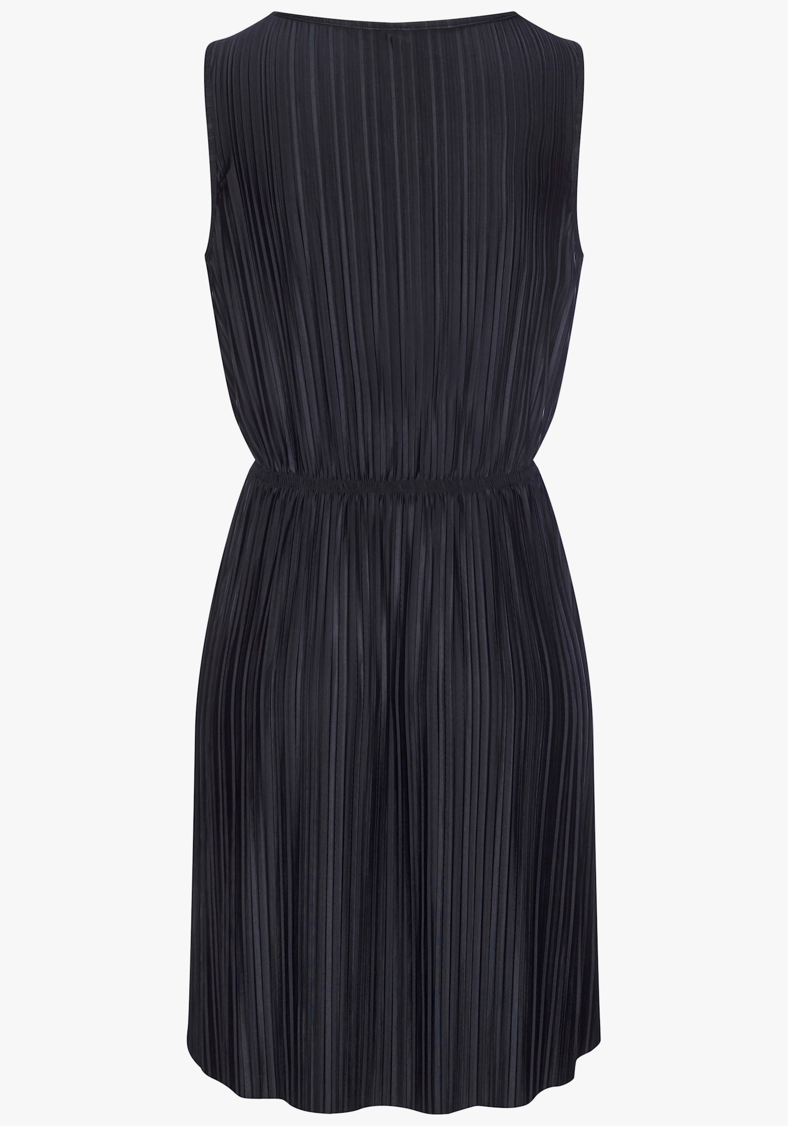 LASCANA Plisseekleid - schwarz