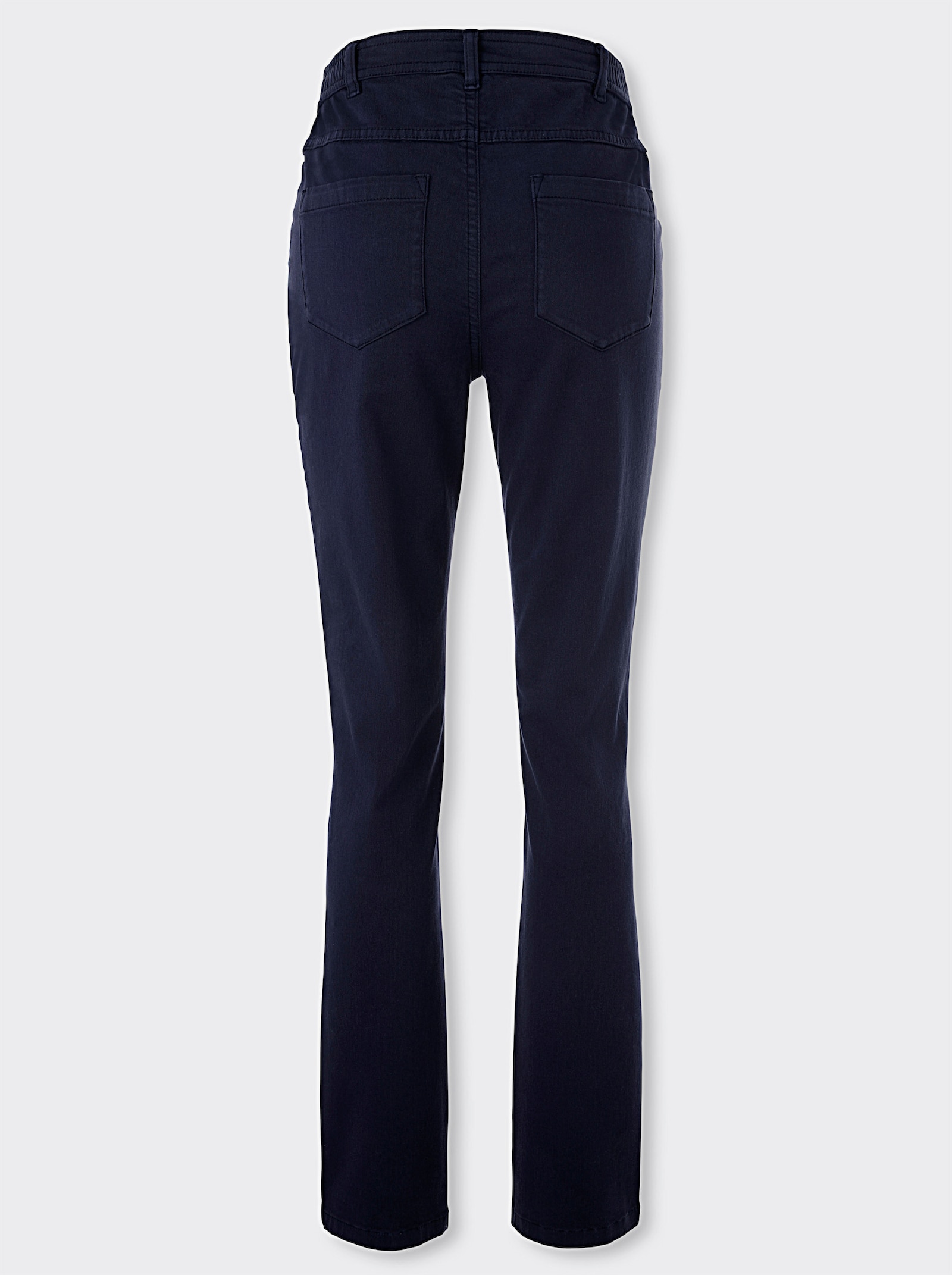 Stretch-Hose mit aufgesetzten Taschen - marine