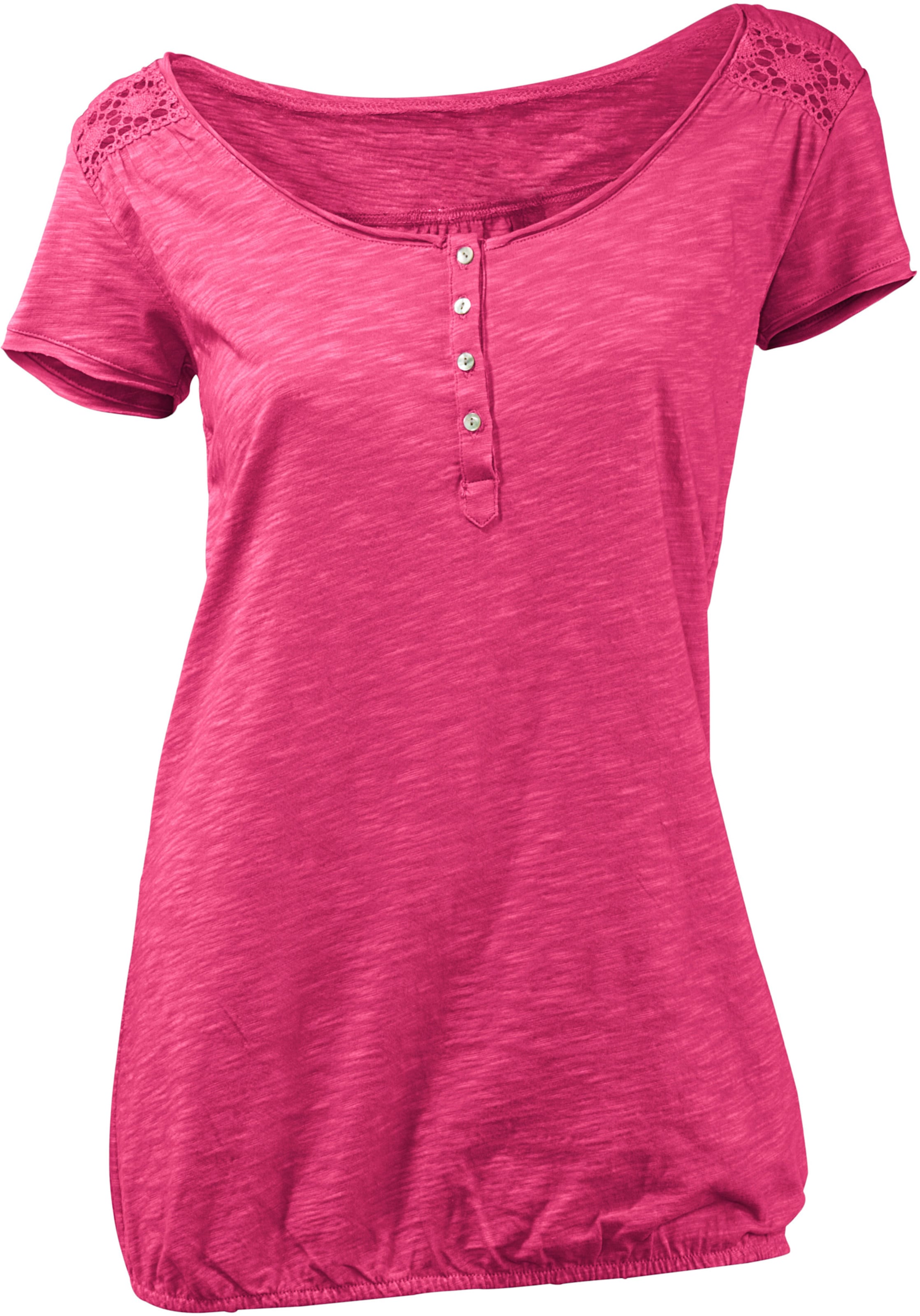 Witt Damen Rundhals-Shirt, pink