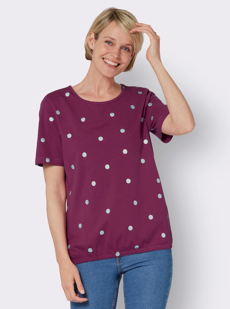 Tričko s krátkým rukávem v barvě slézová | WITT international