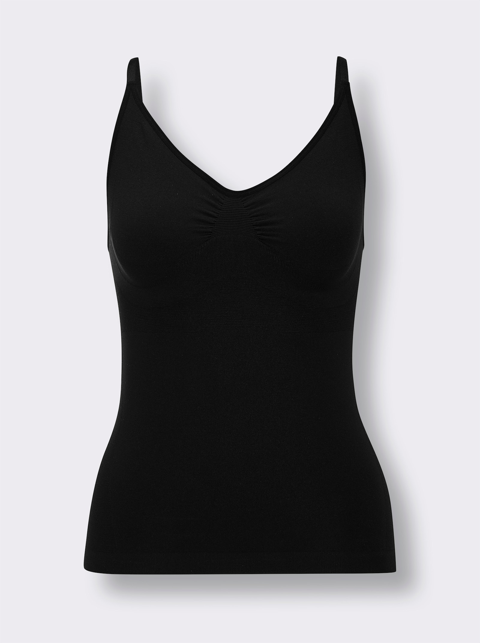 BH-Hemd ohne Bügel - schwarz