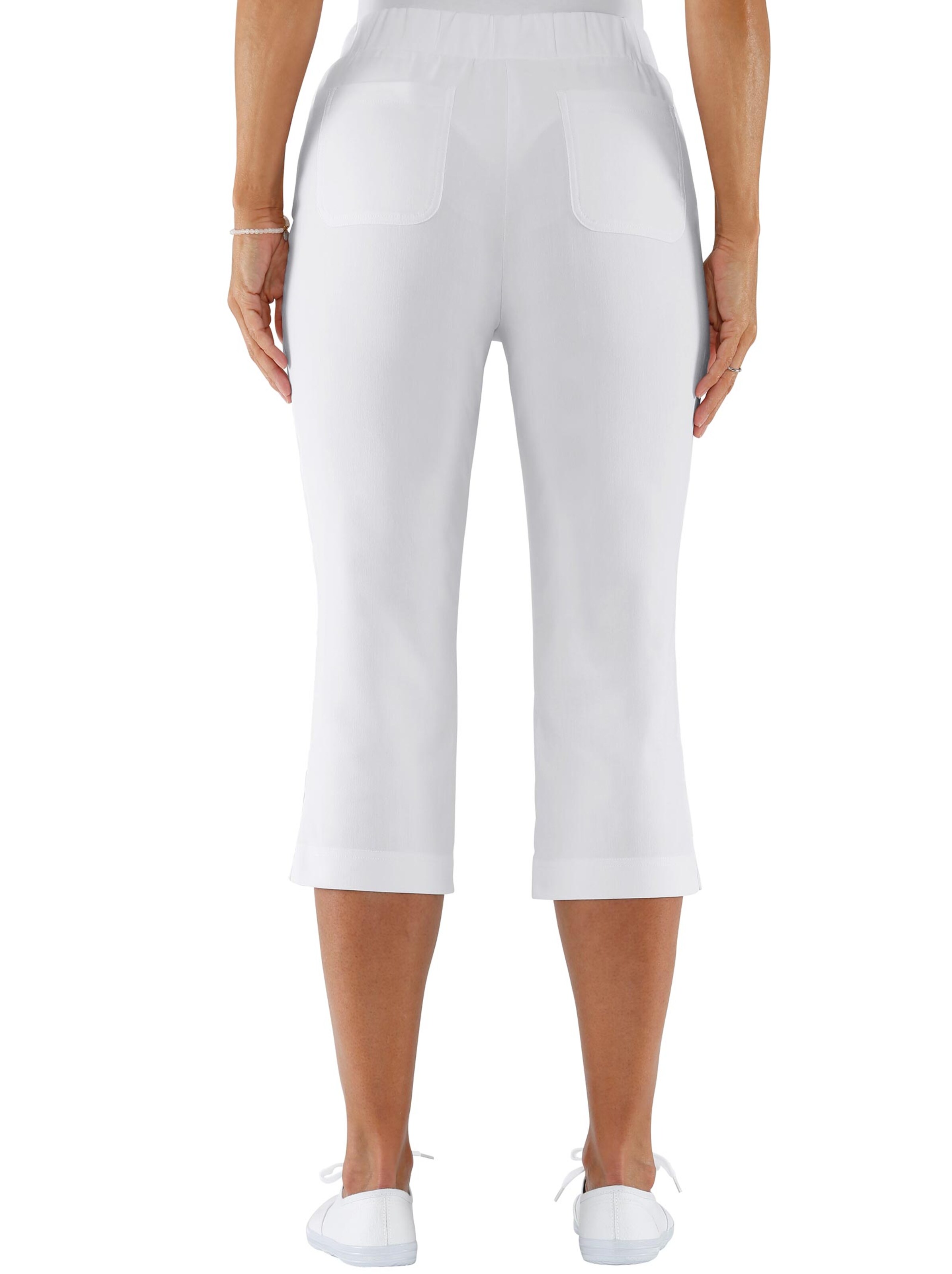 Capri-Hose - weiß