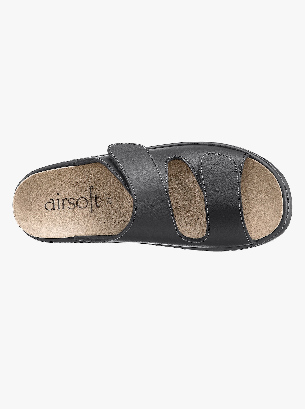 airsoft comfort+ Slippers - zwart