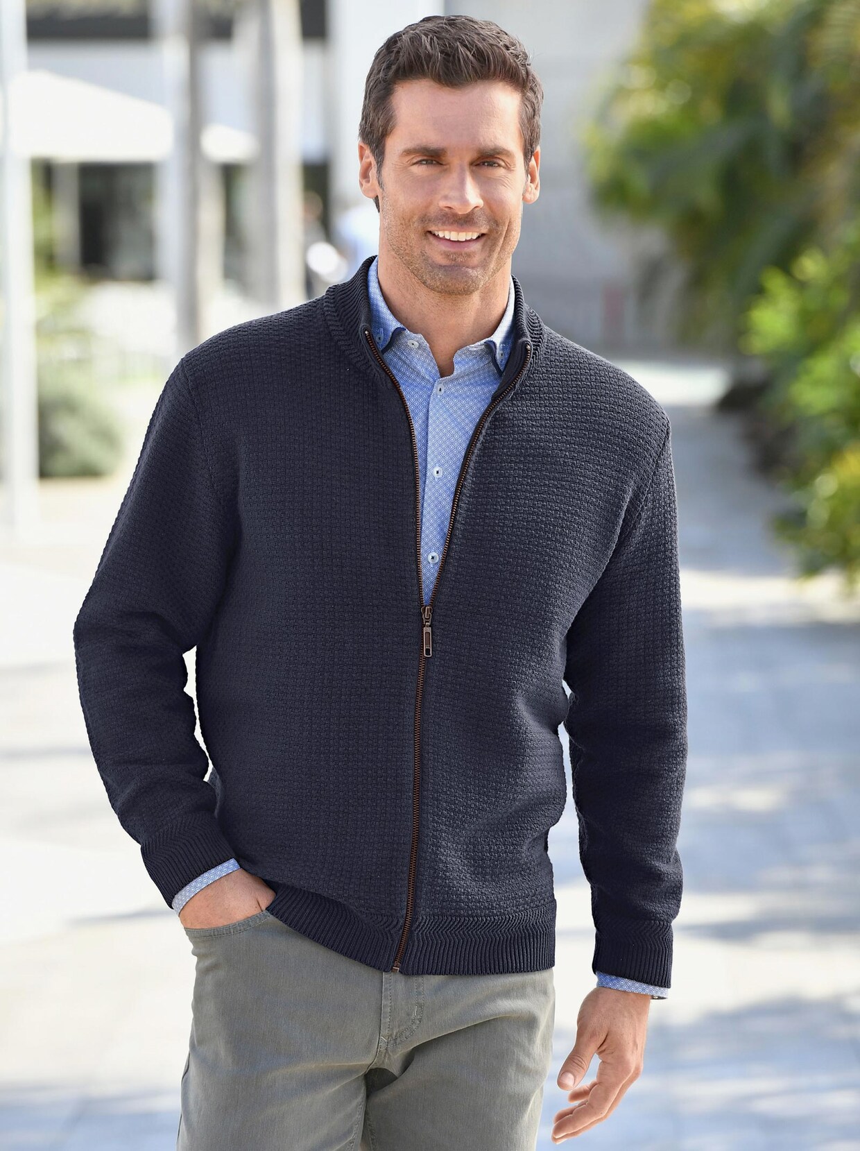 Marco Donati Strickjacke - marine