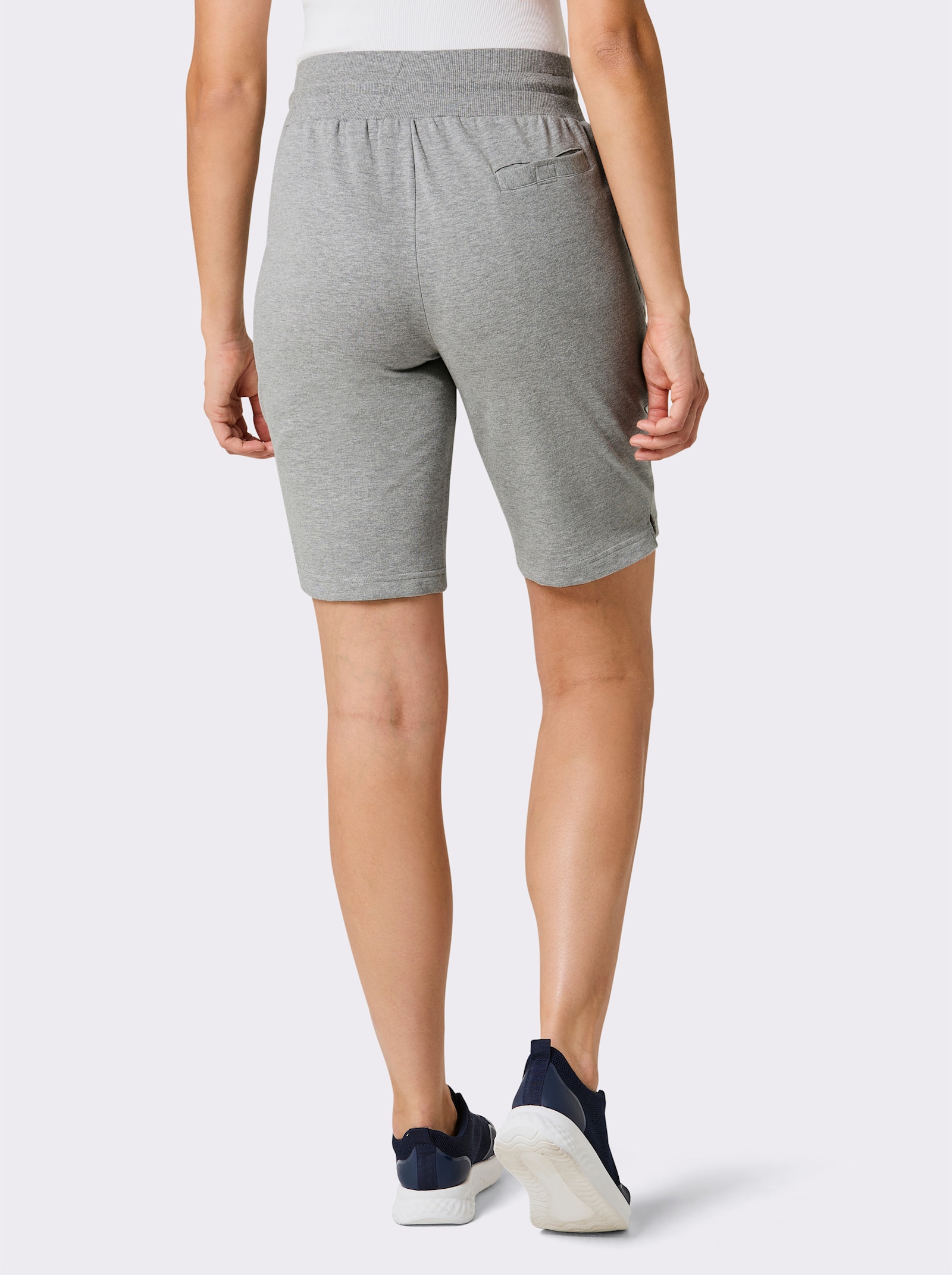 Catamaran Sports Freizeithose mit Klettverschluss-Tasche hinten - grau-meliert