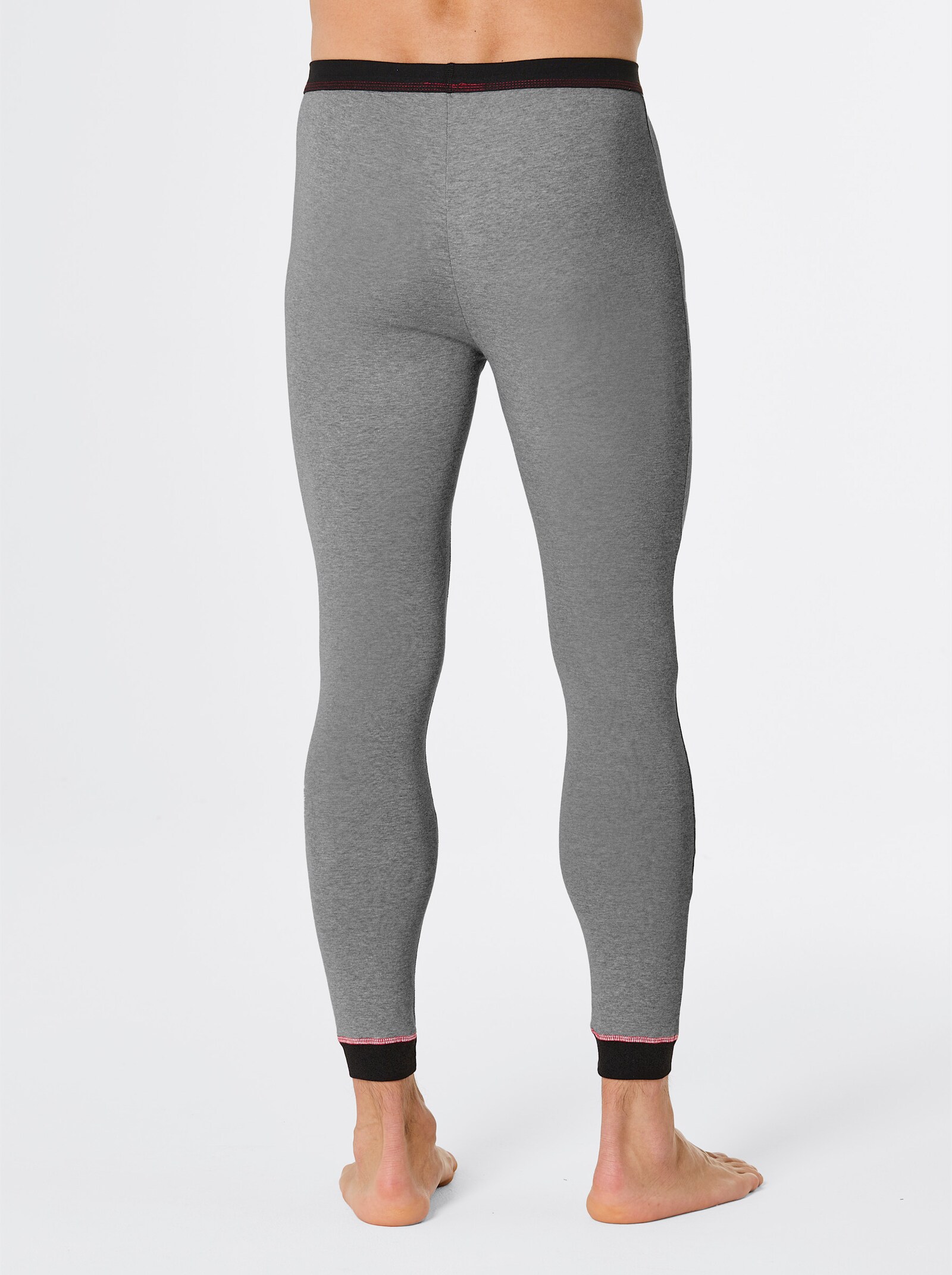 wäschepur men Herenlegging, lang - antraciet gemêleerd