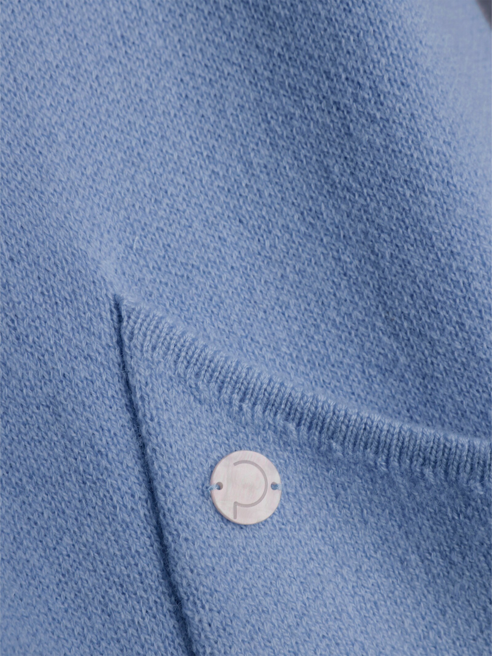 CREATION L PREMIUM Kaschmir-Strickjacke - bleu