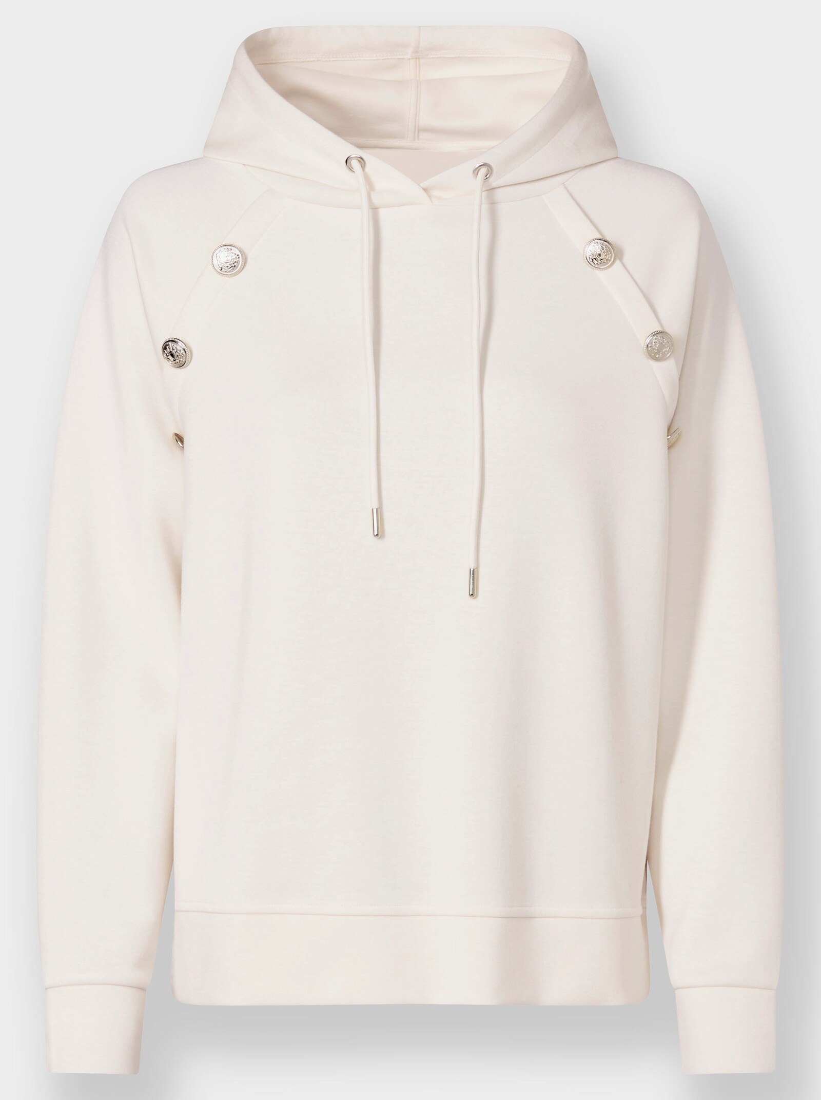 heine Hoodie mit Schmuckknöpfen - champagner