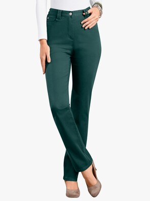 Stretch-Hose - tannengrün