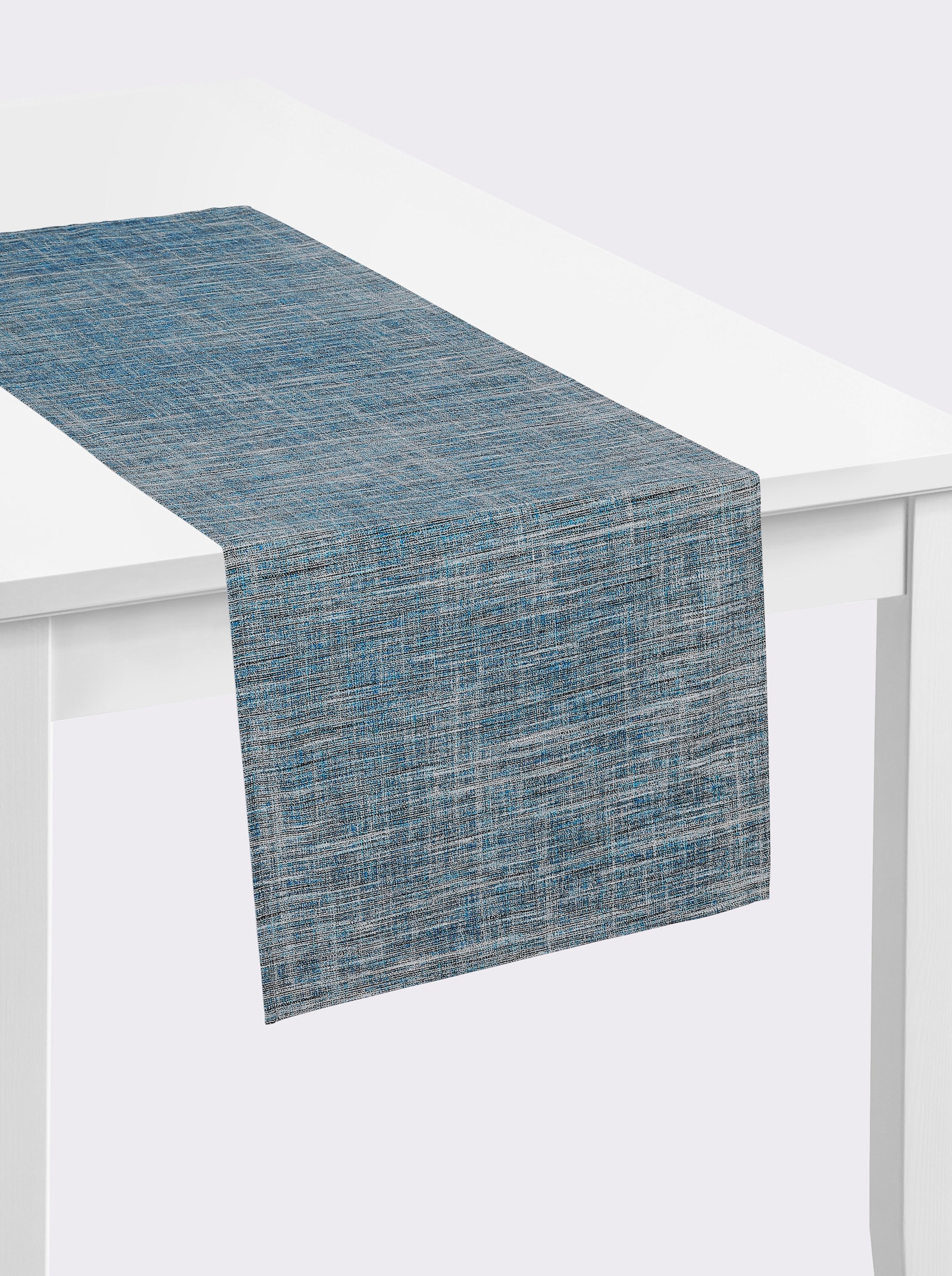 Tischdecke - aqua-gemustert