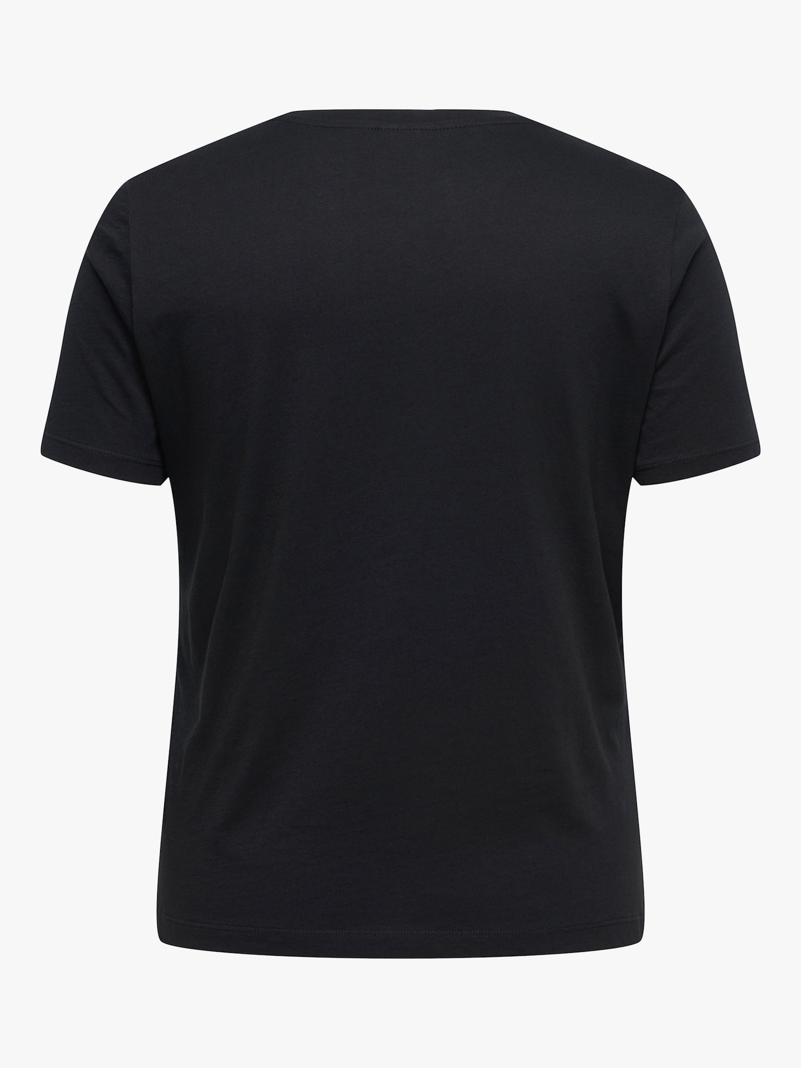 ONLY CARMAKOMA T-Shirt - black print:gold glitter heart