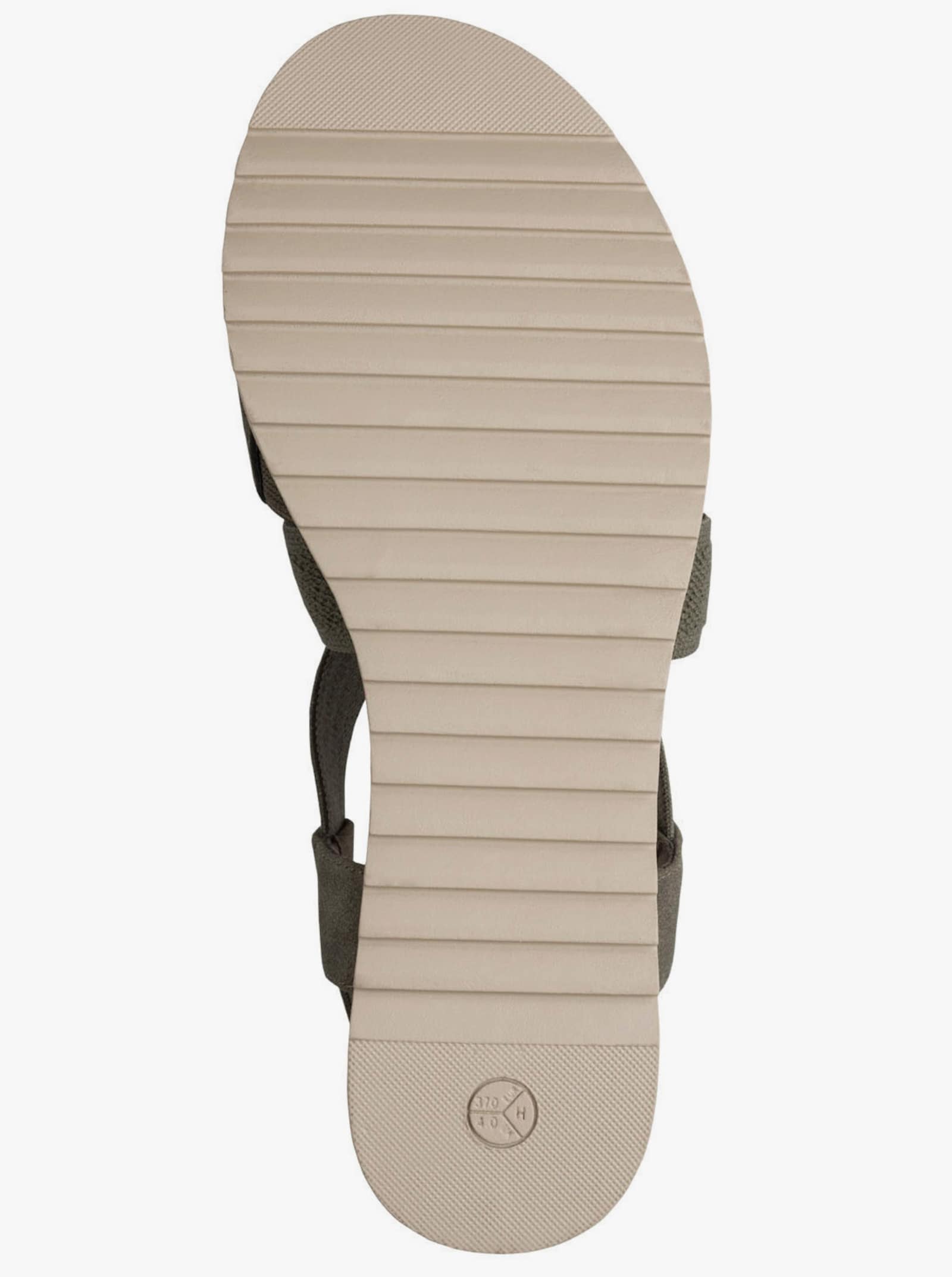 Jana Sandalette mit profilierter Sohle - khaki