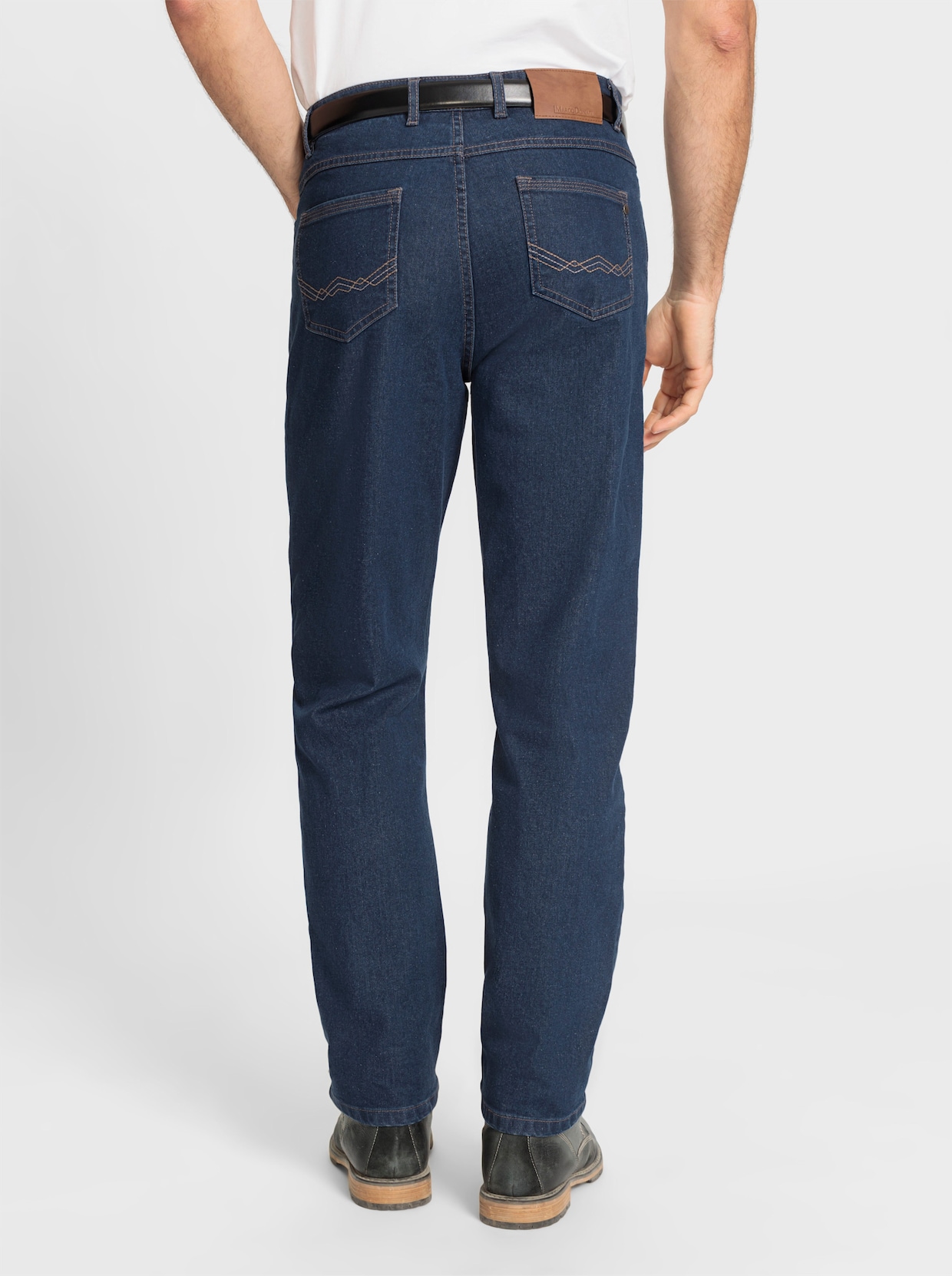 Marco Donati 5-Pocket-Jeans - blue-stone-washed