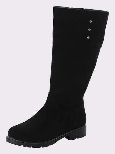 sheego Weitschaftstiefel - schwarz