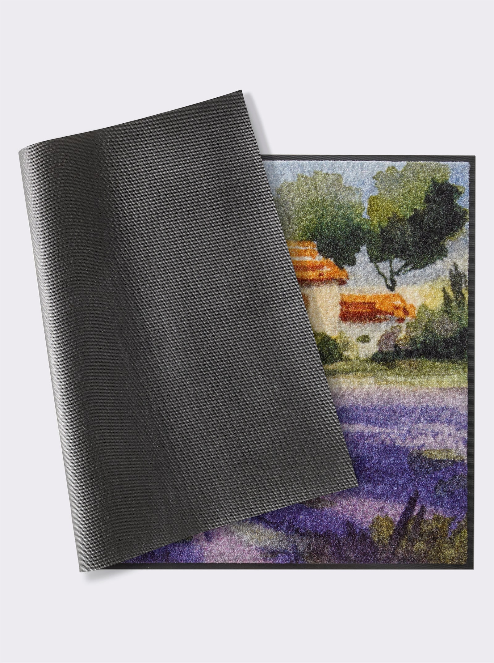 wash+dry by Kleen-Tex Fußmatte - grün-lila