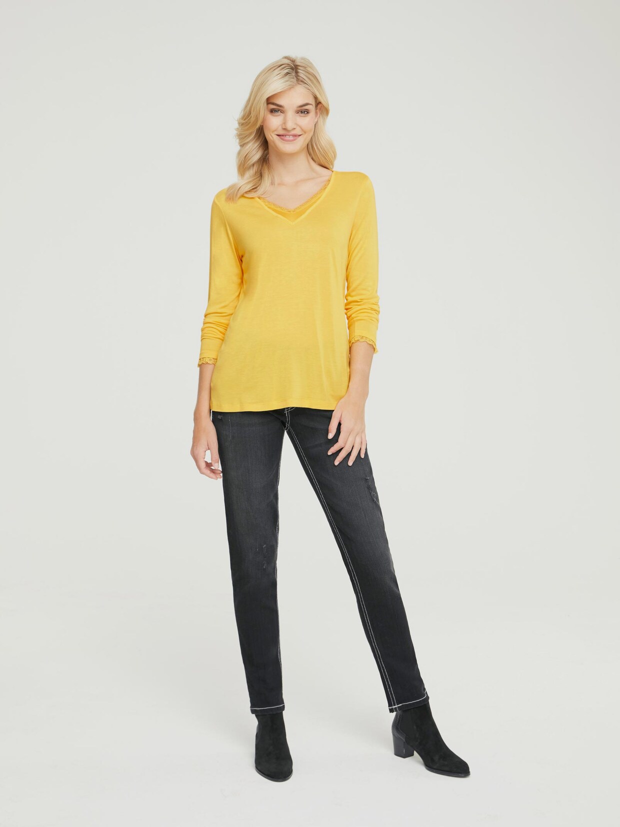 Linea Tesini Shirt - goldgelb