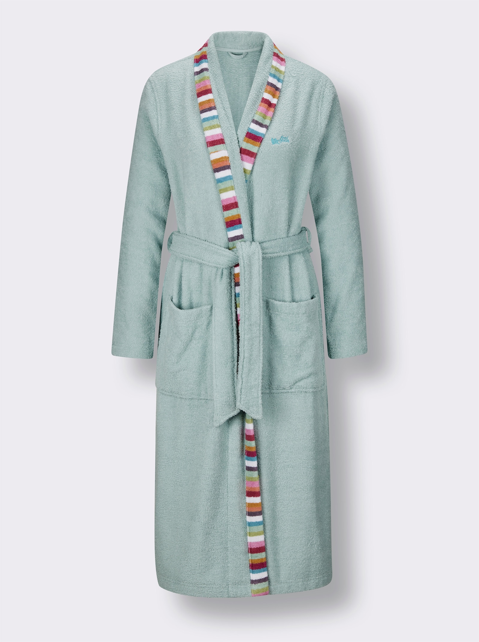 feel good Bademantel - kalkmint