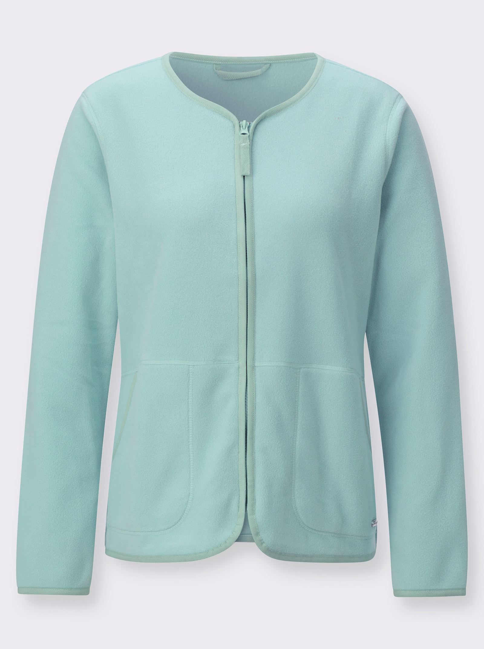 Fleecejacke mit Antipilling-Ausrüstung - kalkmint