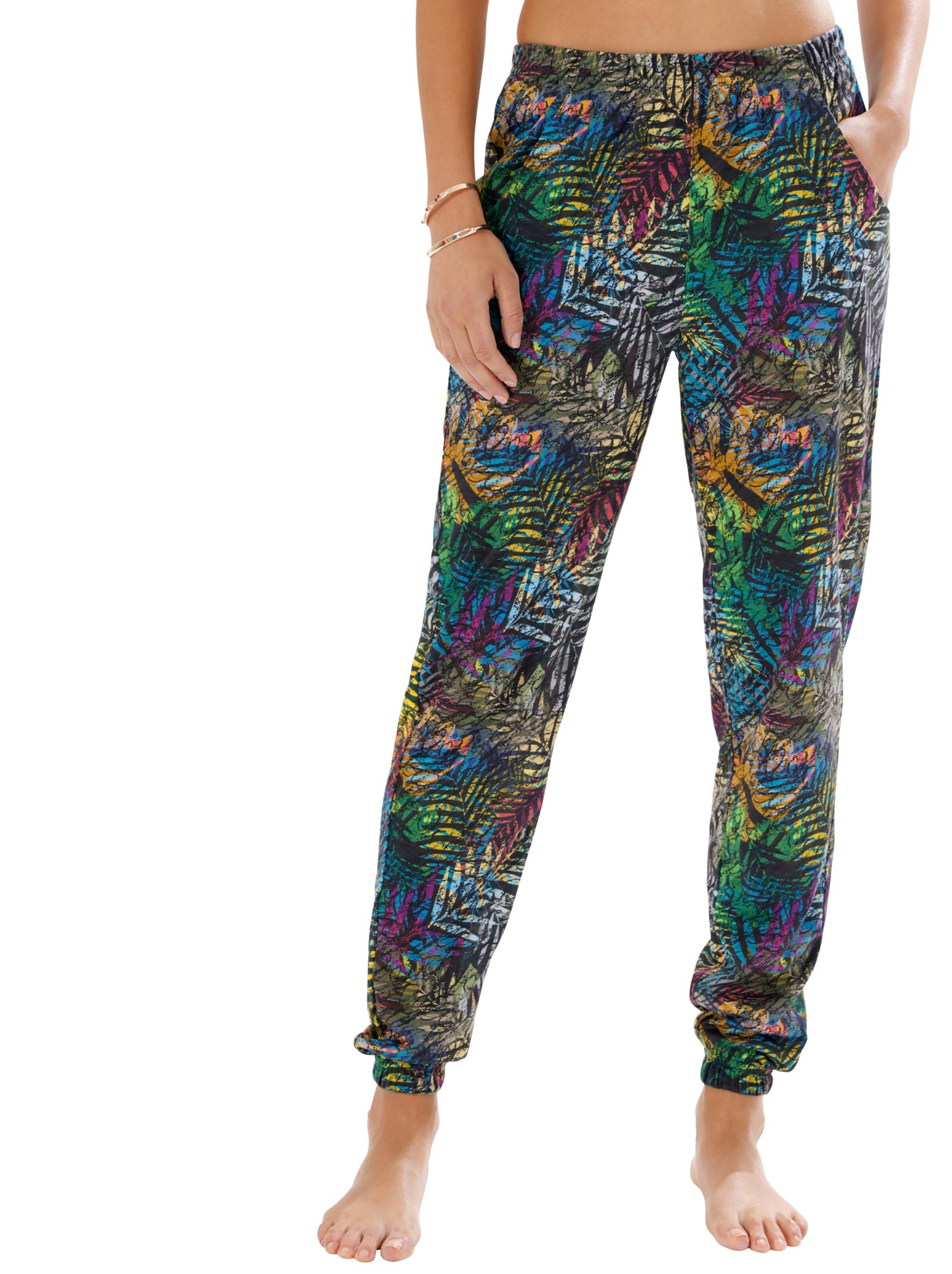 Freizeithose - bunt-bedruckt