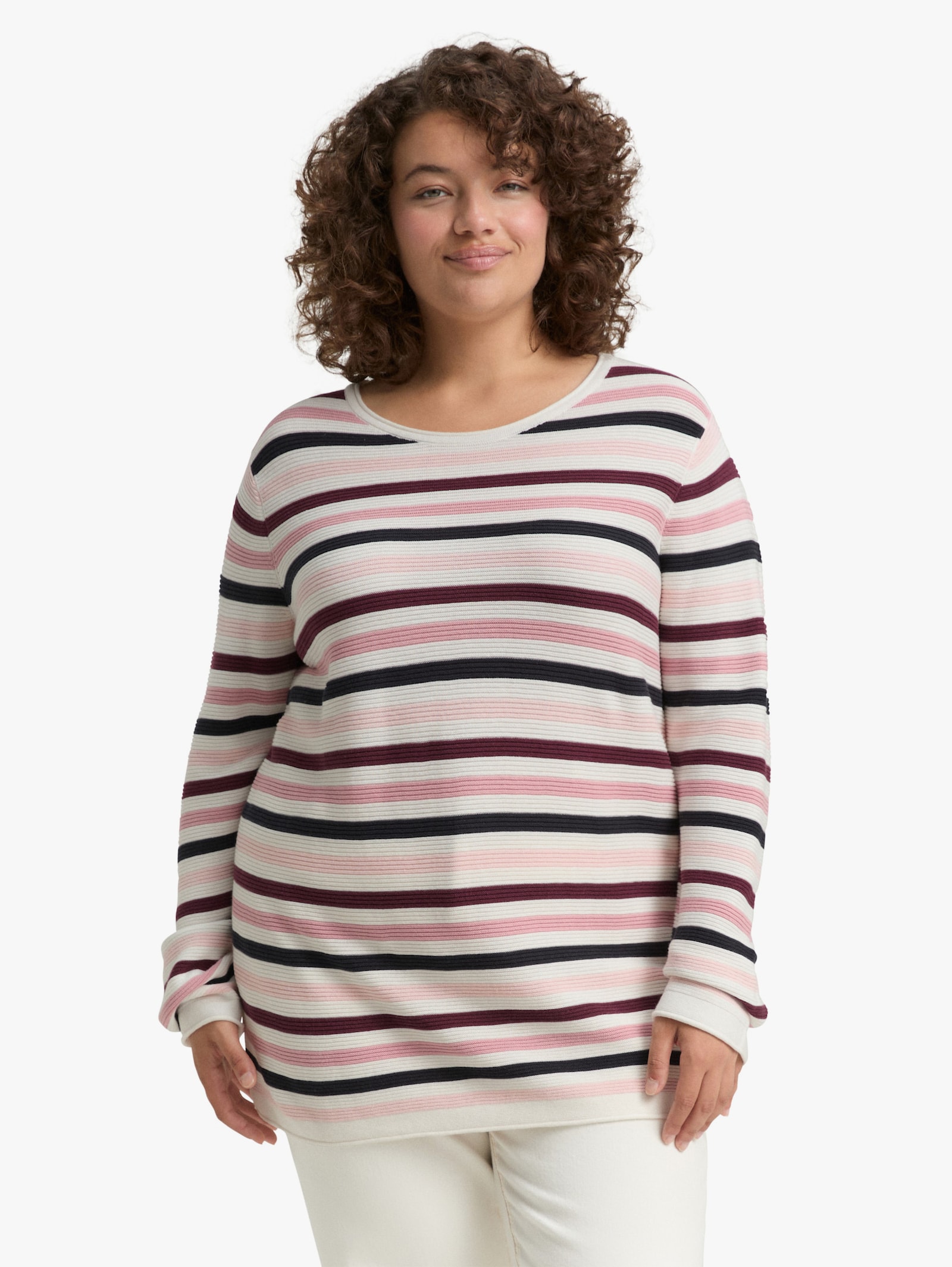 Strickpullover - rose ottoman knit