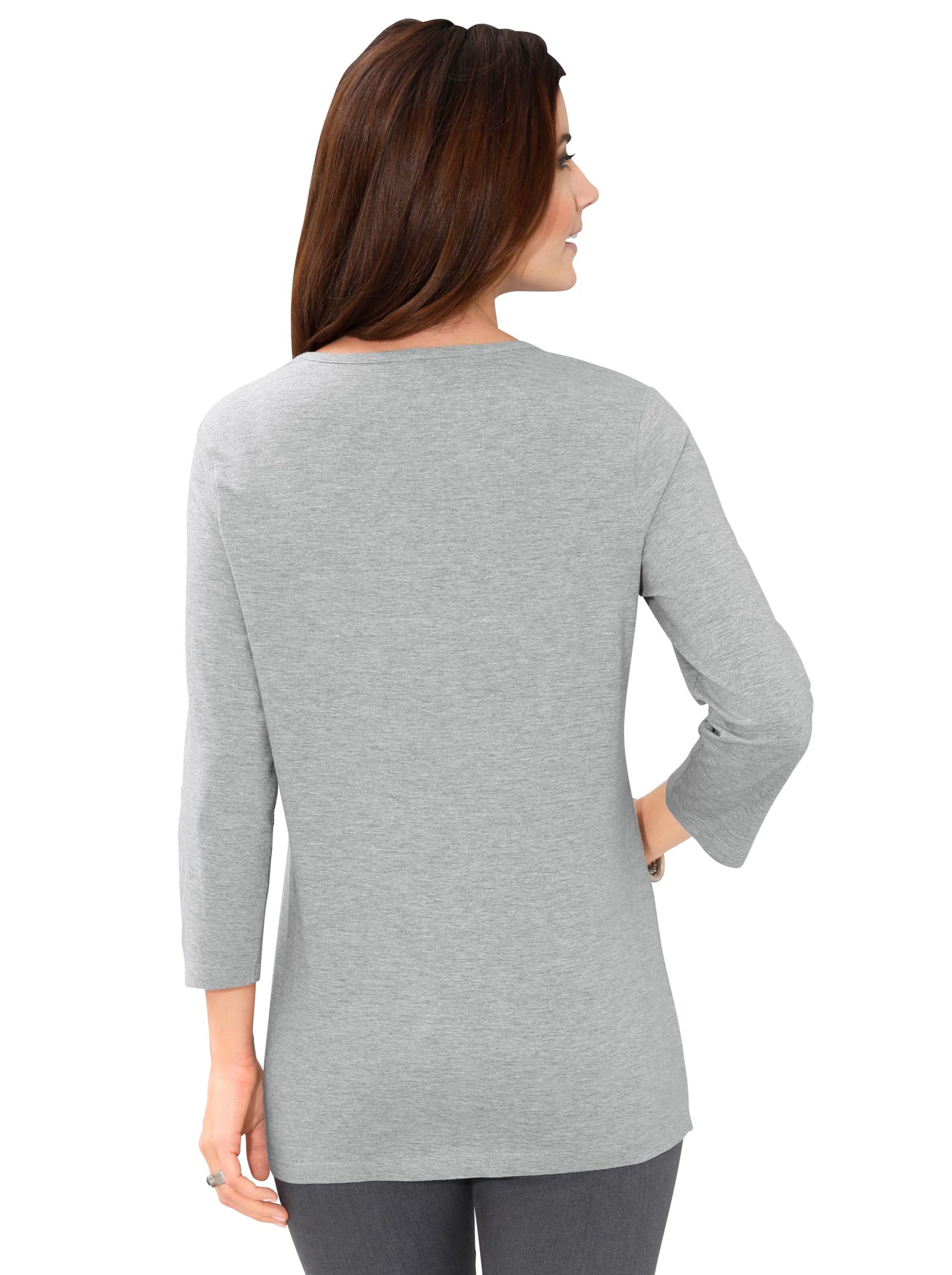 Shirt - grau-meliert