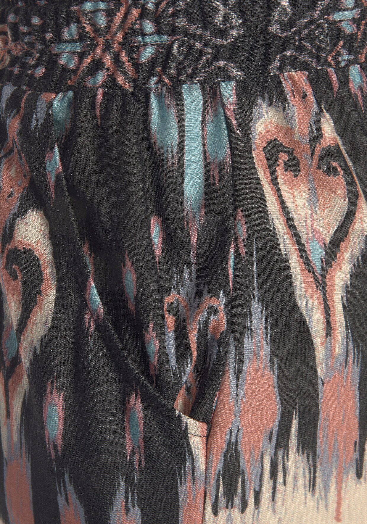 Buffalo Jerseyhose - schwarz-bedruckt