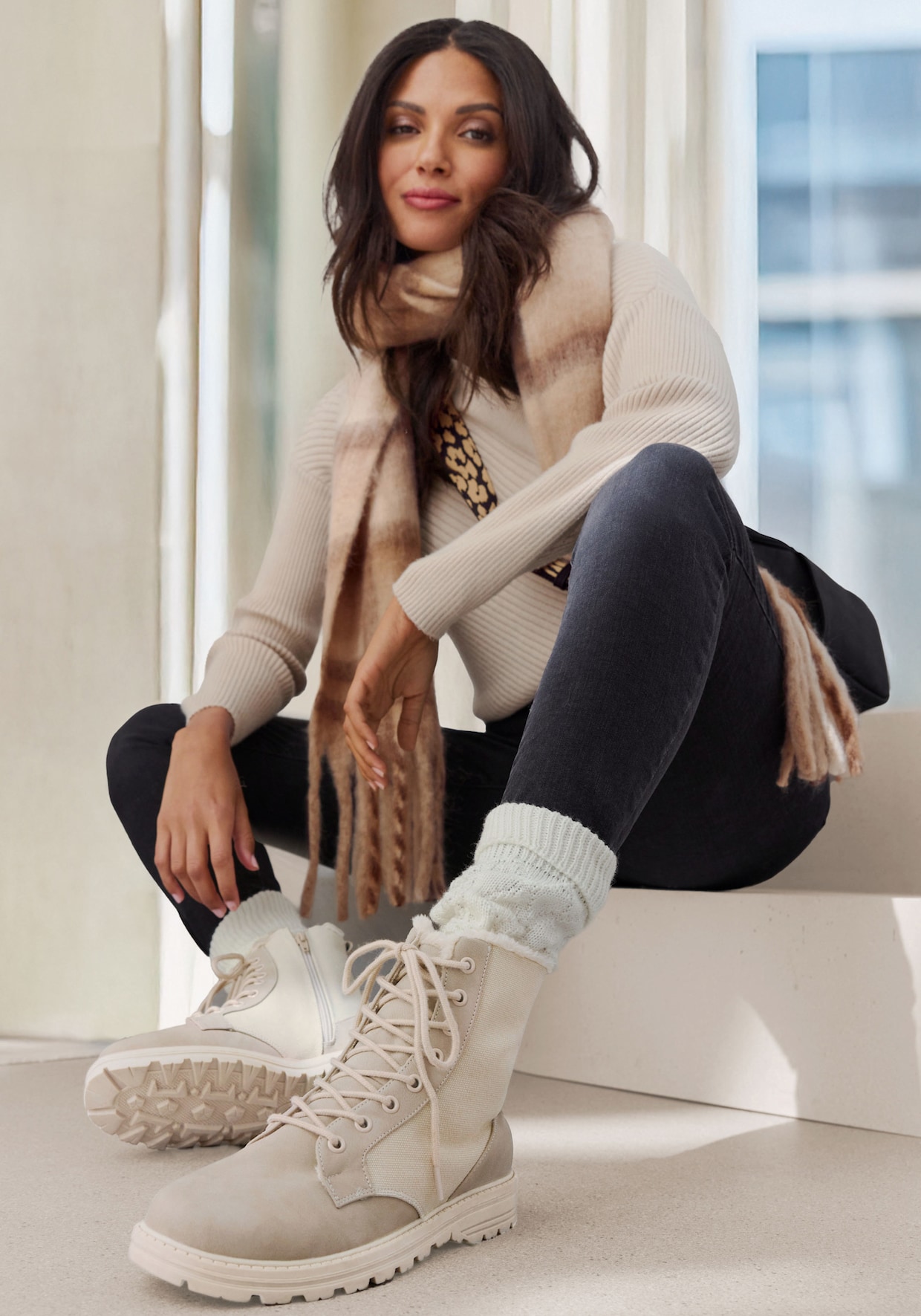 Vivance Stiefelette - beige