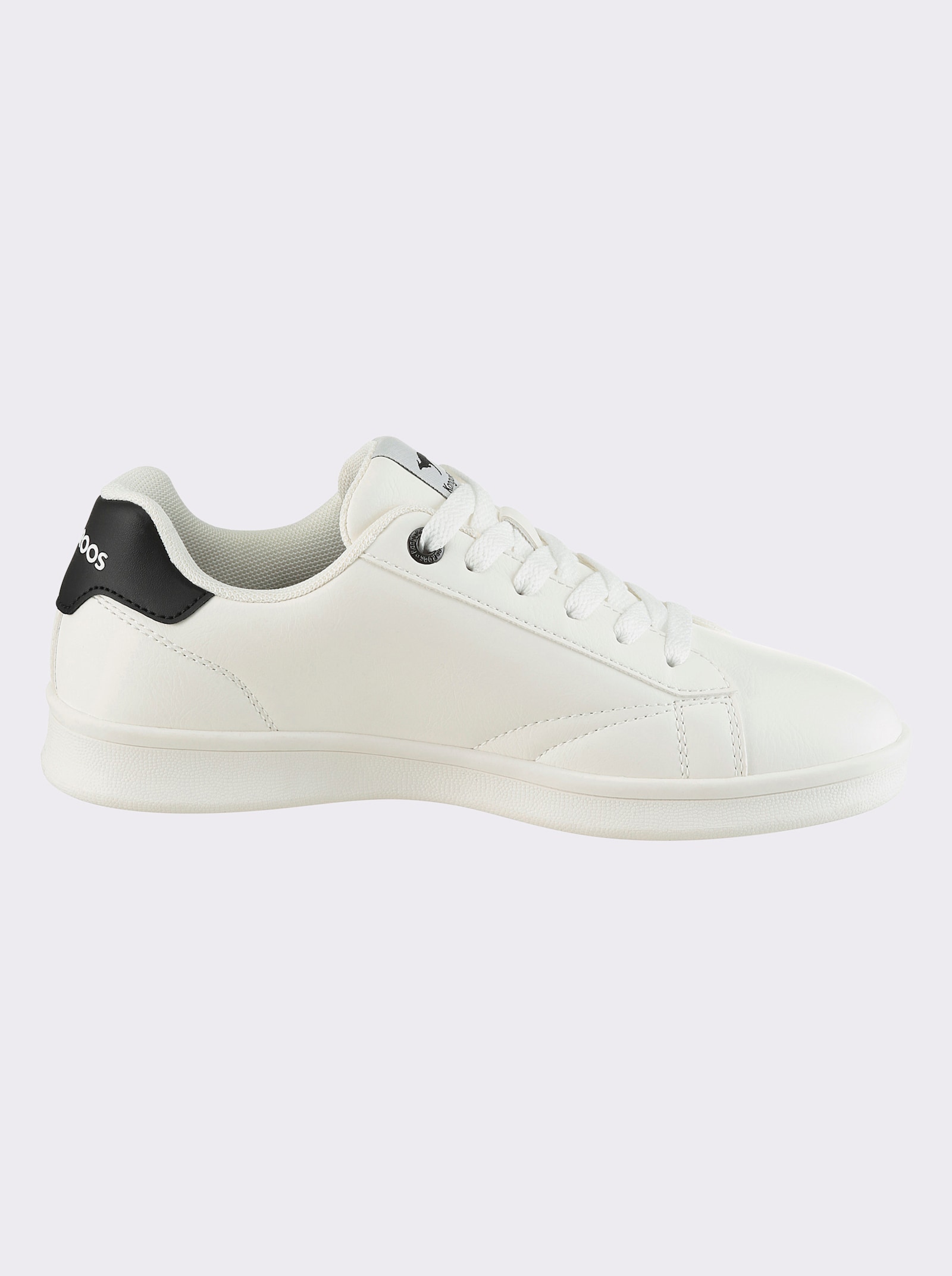 KangaROOS Sneaker aus Leder-Imitat, von KangaROOS - weiss-marine