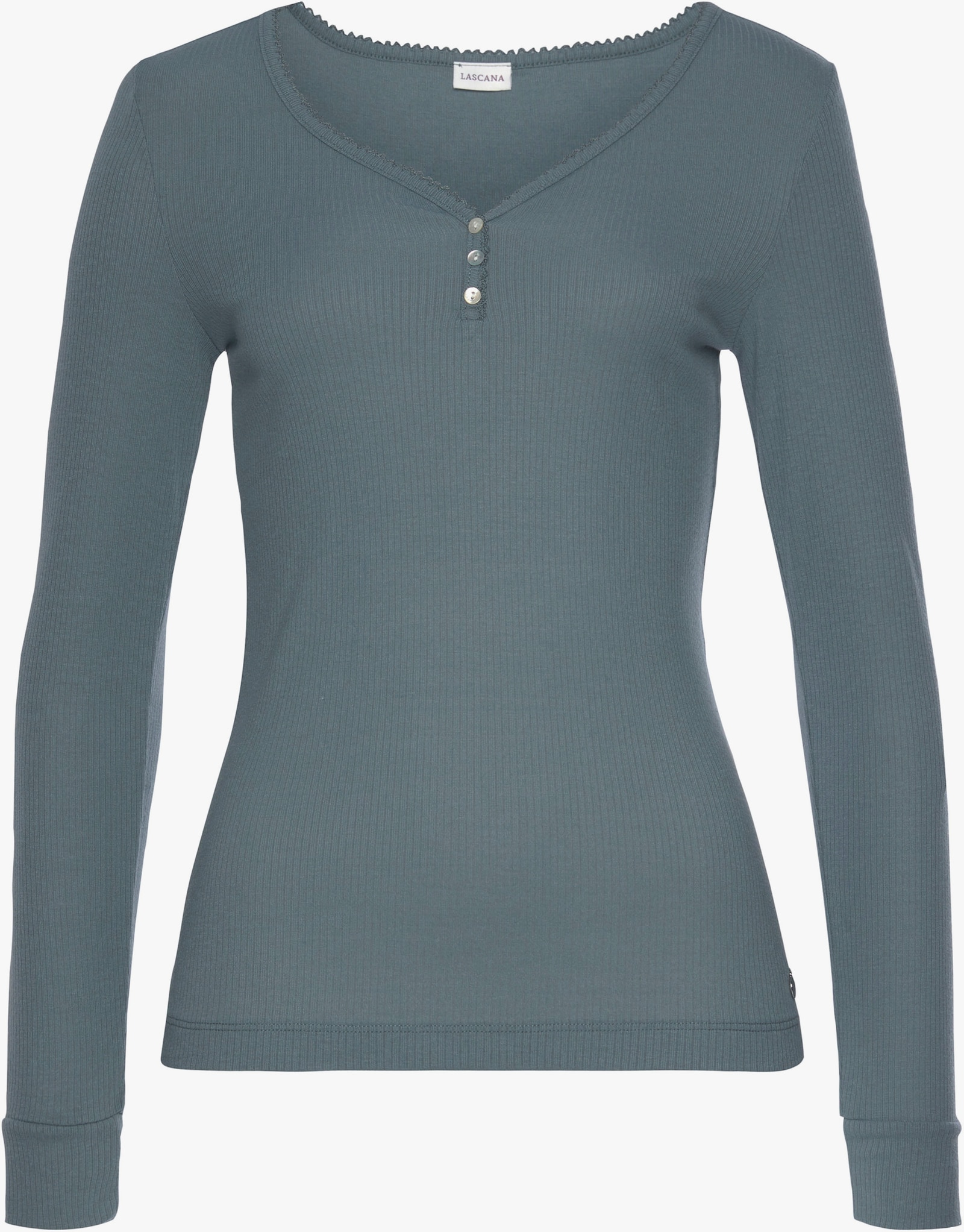 LASCANA Haut de pyjama - bleu fumée