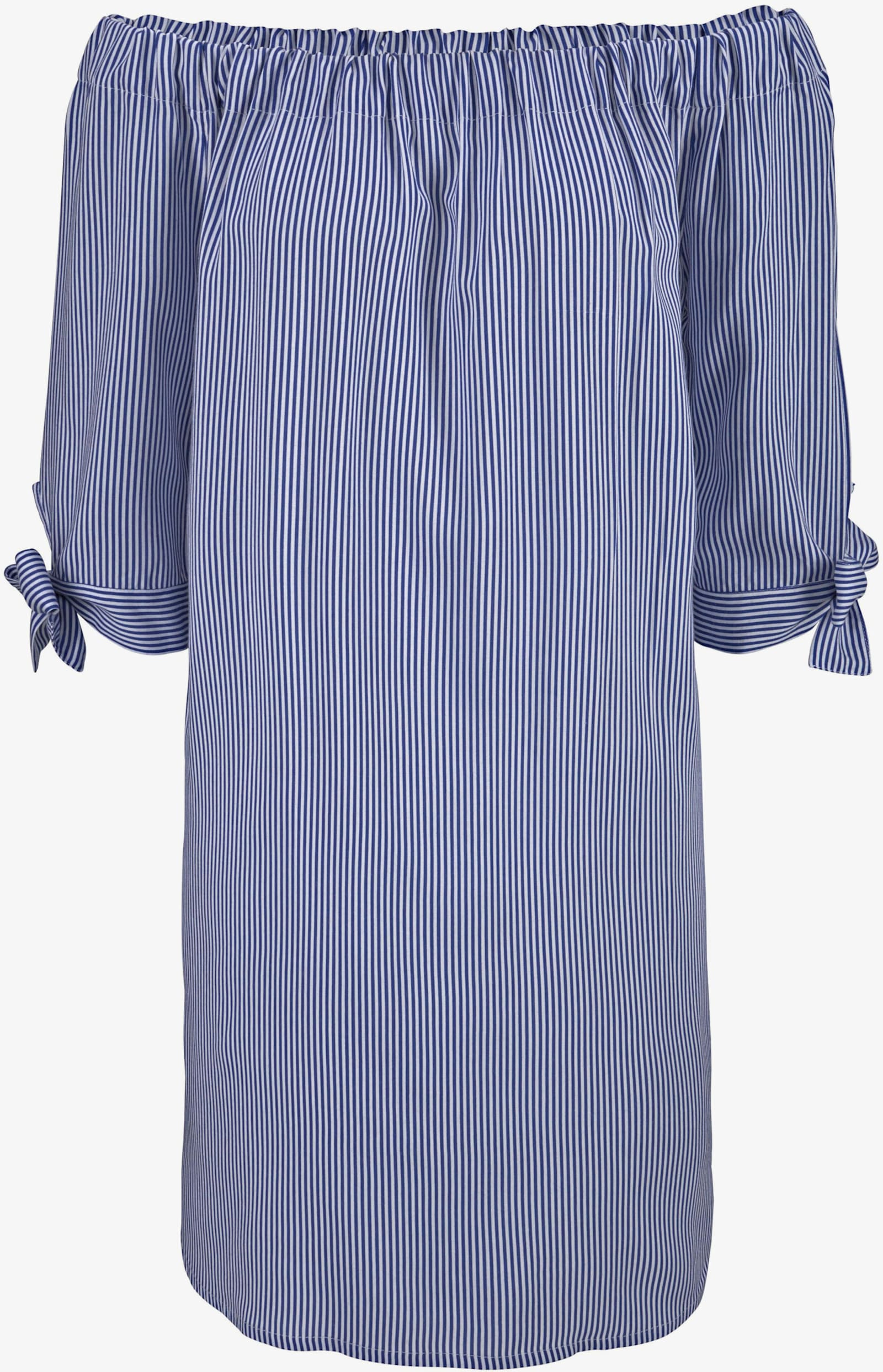 LASCANA Blusenkleid - blau-weiss