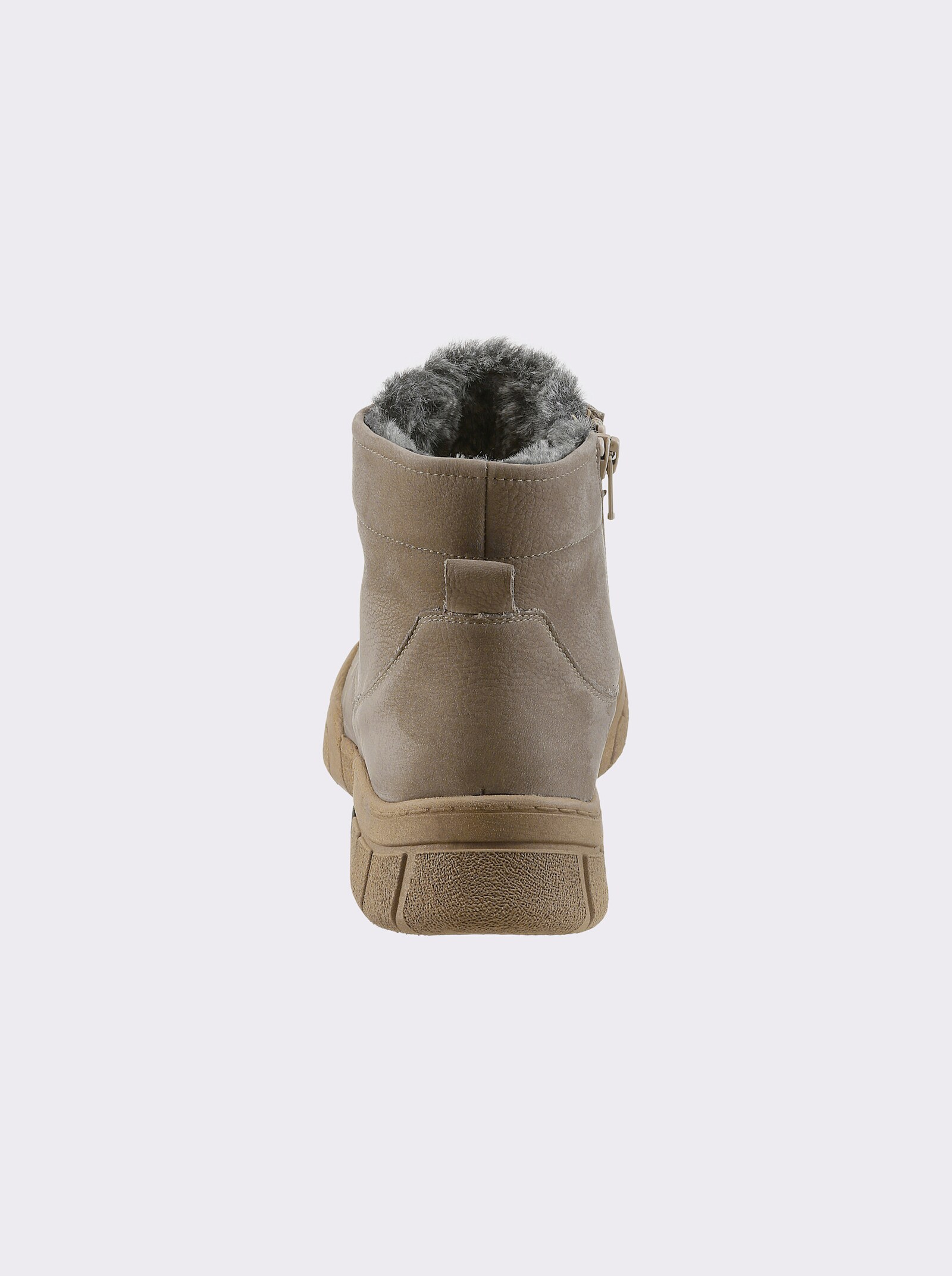 Waldläufer Stiefelette mit wärmendem Futter - schlamm