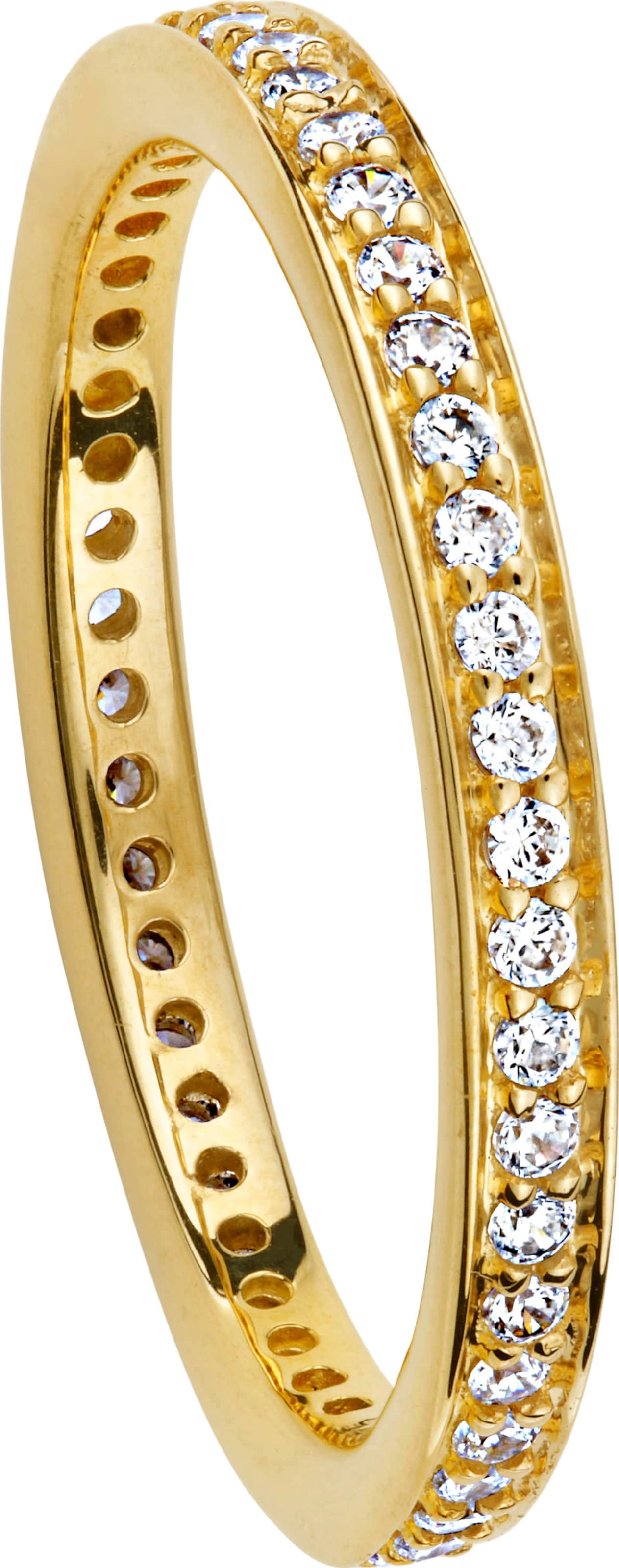 Gold Zirkon günstig Kaufen-Ring in Gelbgold 375 von heine. Ring in Gelbgold 375 von heine <![CDATA[Exzellent und erstklassig: Ring aus Gelbgold 375. Mit funkelnden Zirkonia. ø ca. 1,25 mm. Breite ca. 2,6 mm]]>. 