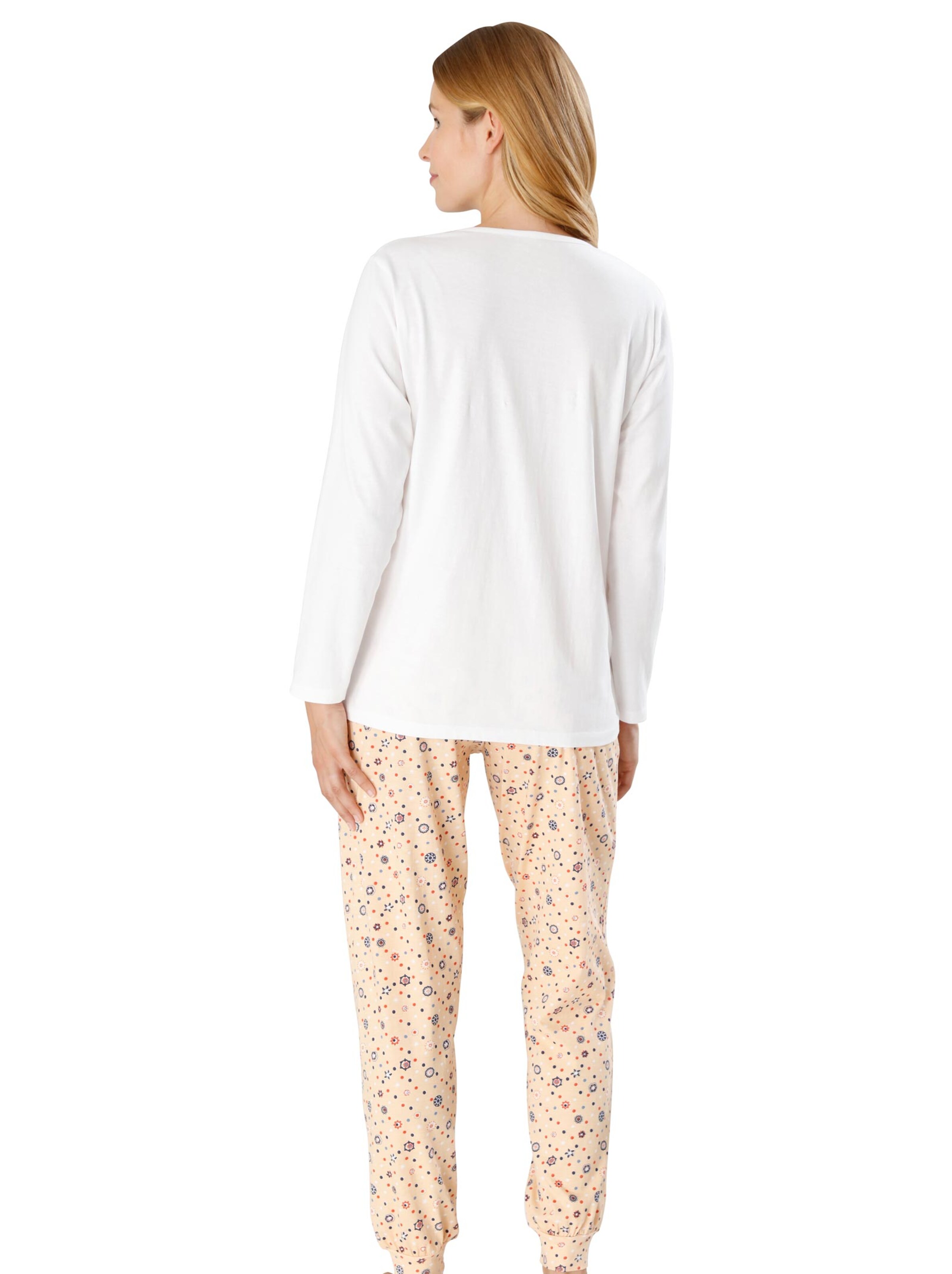 Schlafanzug-Hose - apricot-bedruckt
