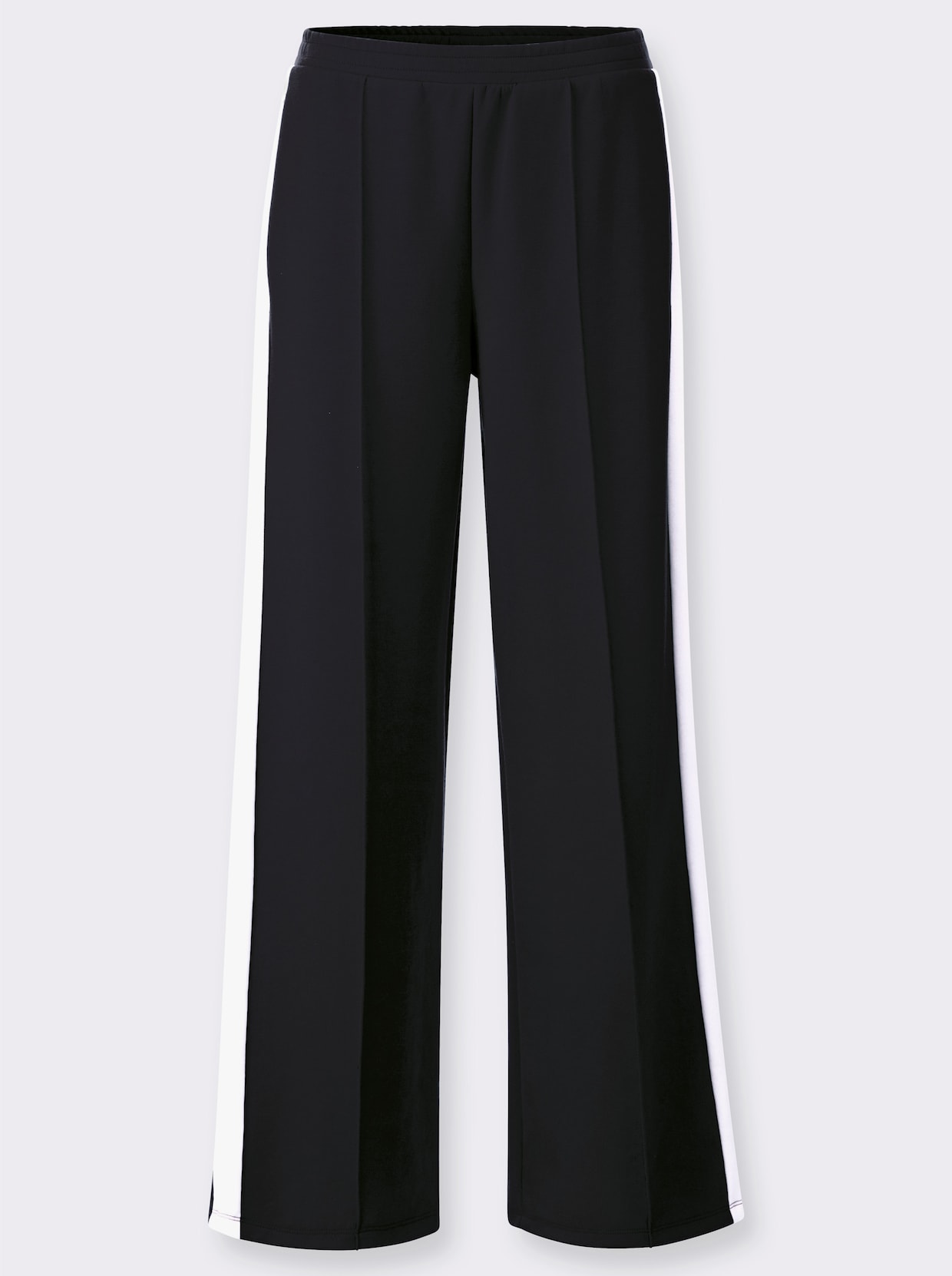 Jerseyhose - schwarz-weiß